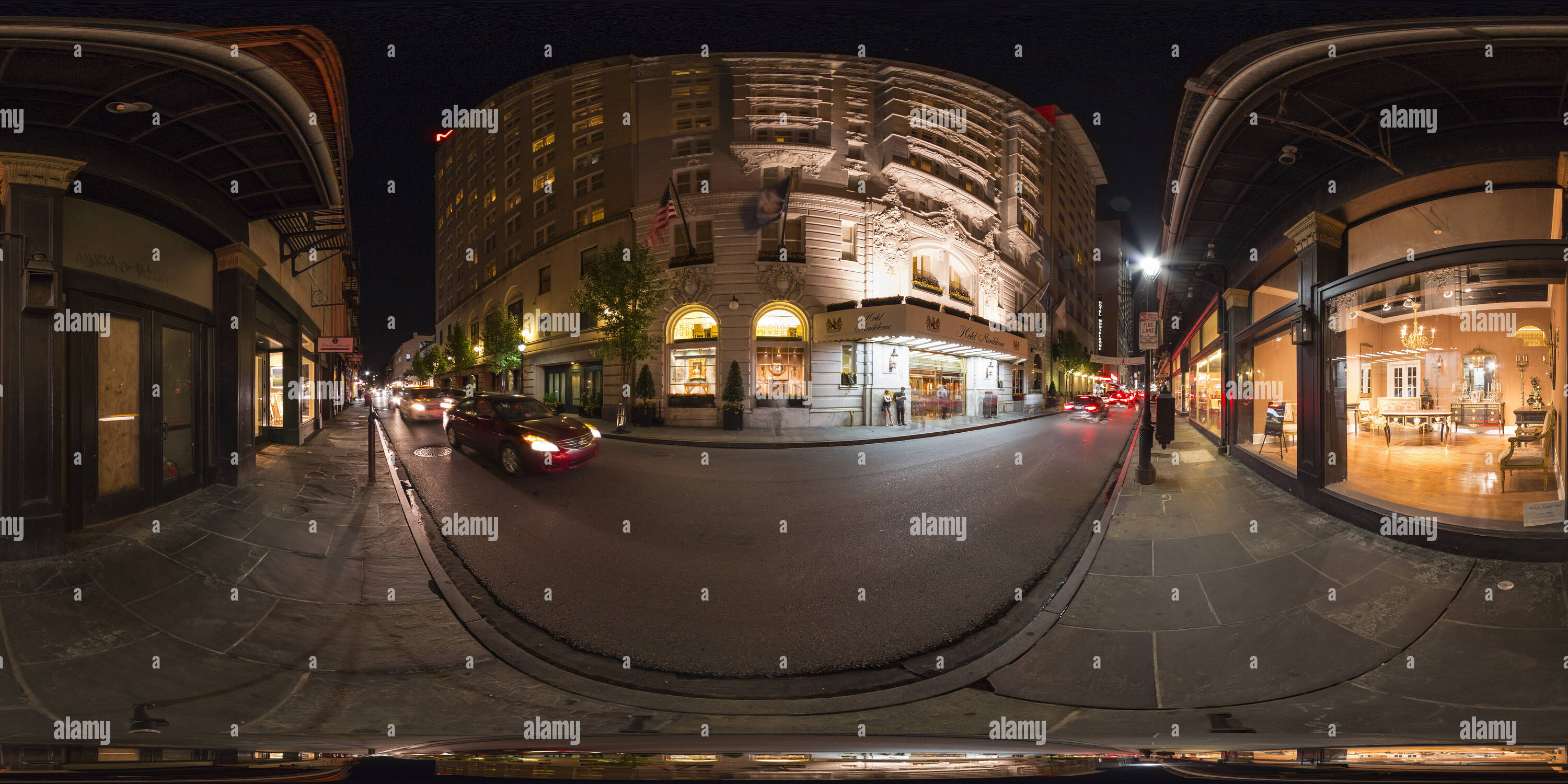 360 degree panoramic view of Hotel Monteleone, New Orleans, Louisiana