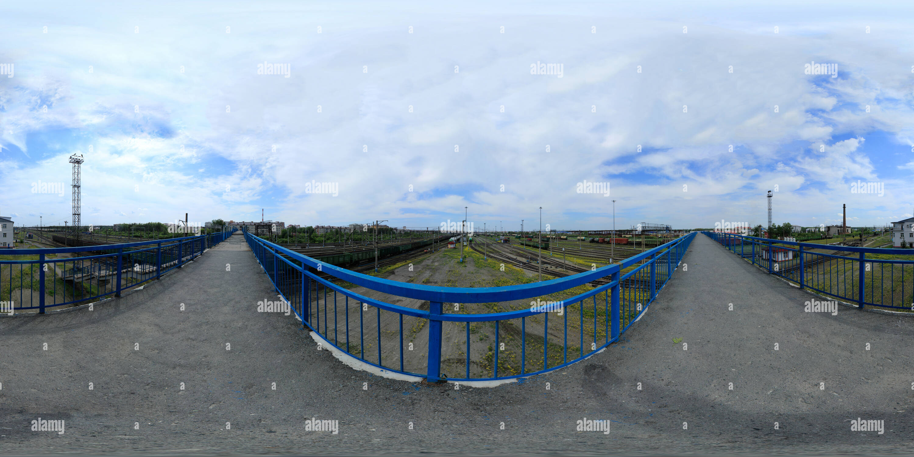 360 degree panoramic view of Voynovka Station (OP 2148 km)