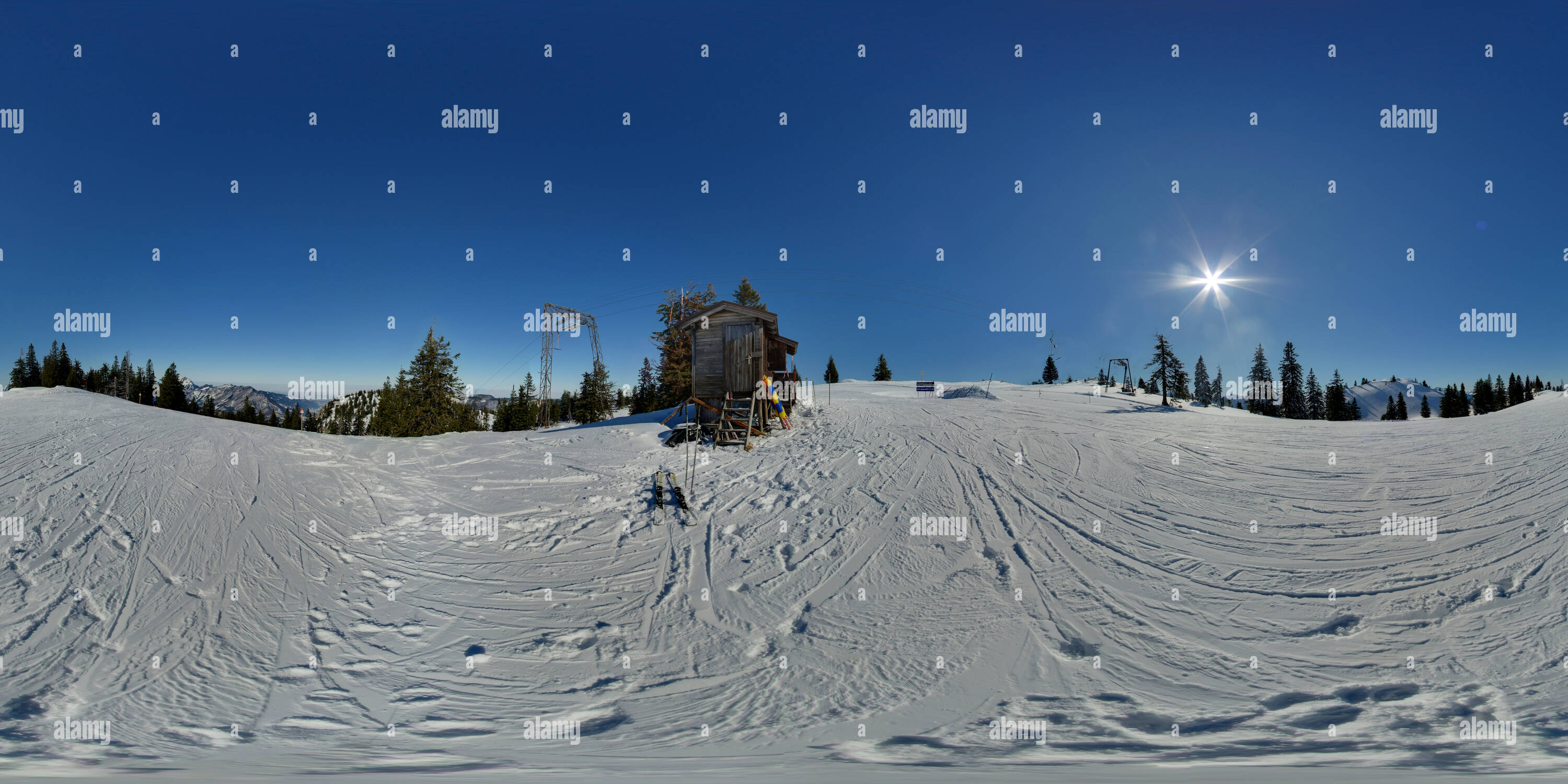 360 degree panoramic view of Spitzplaneck