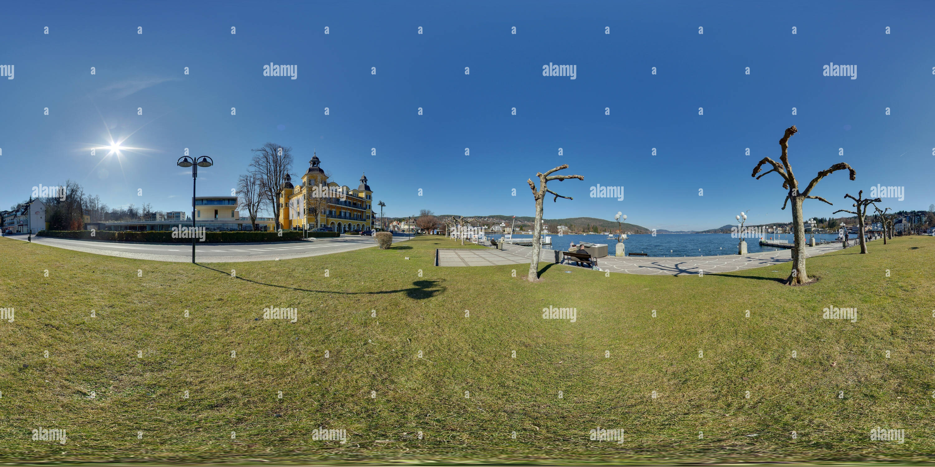 360 degree panoramic view of Promenade Velden