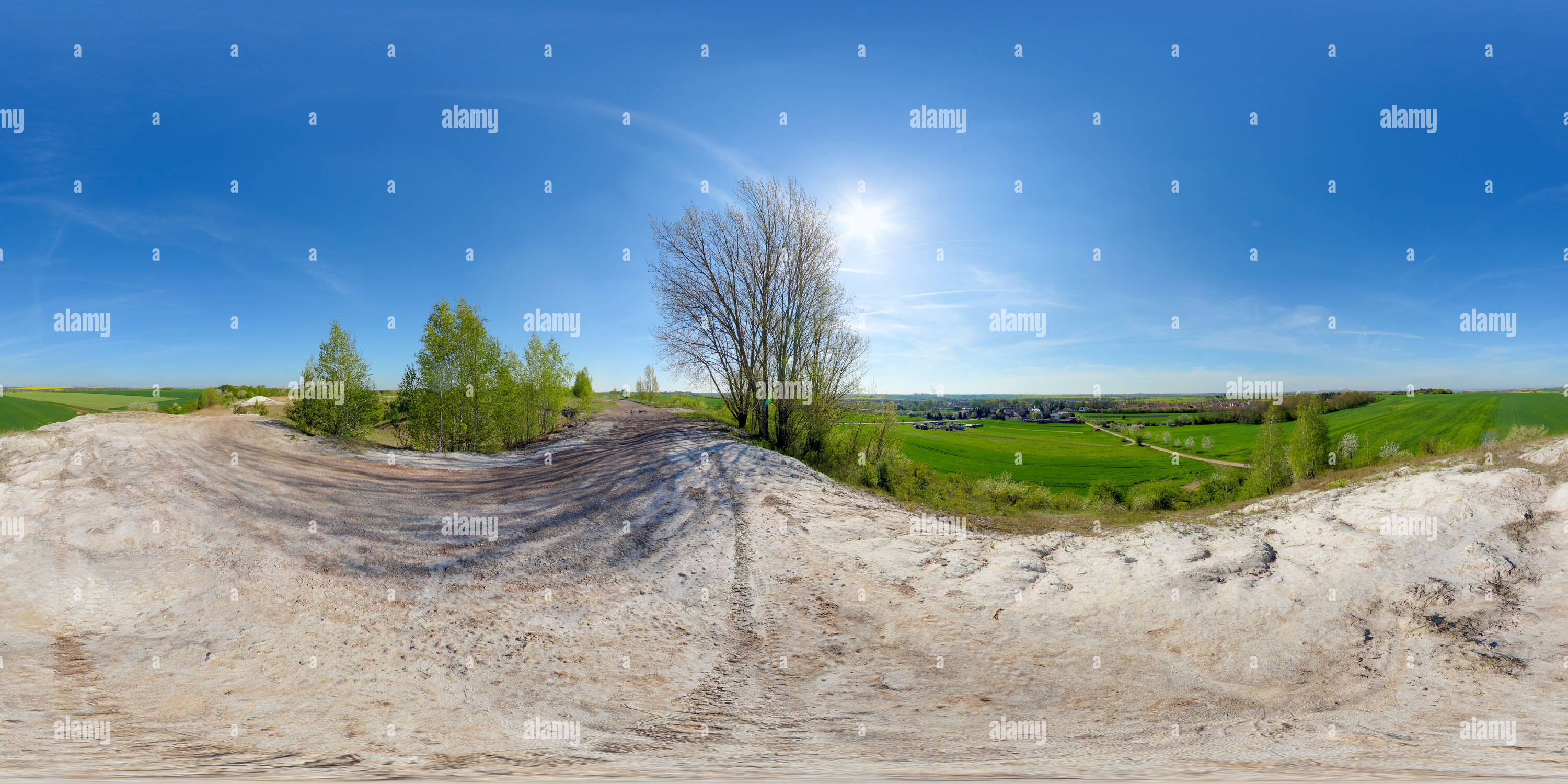 360° view of Bennstedt Halde Alamy