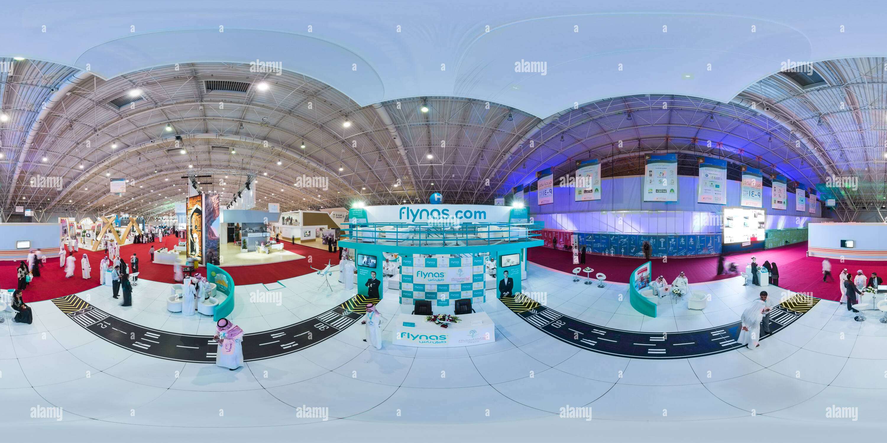 360 degree panoramic view of STTIM 2015 - Flynas - طيران ناس