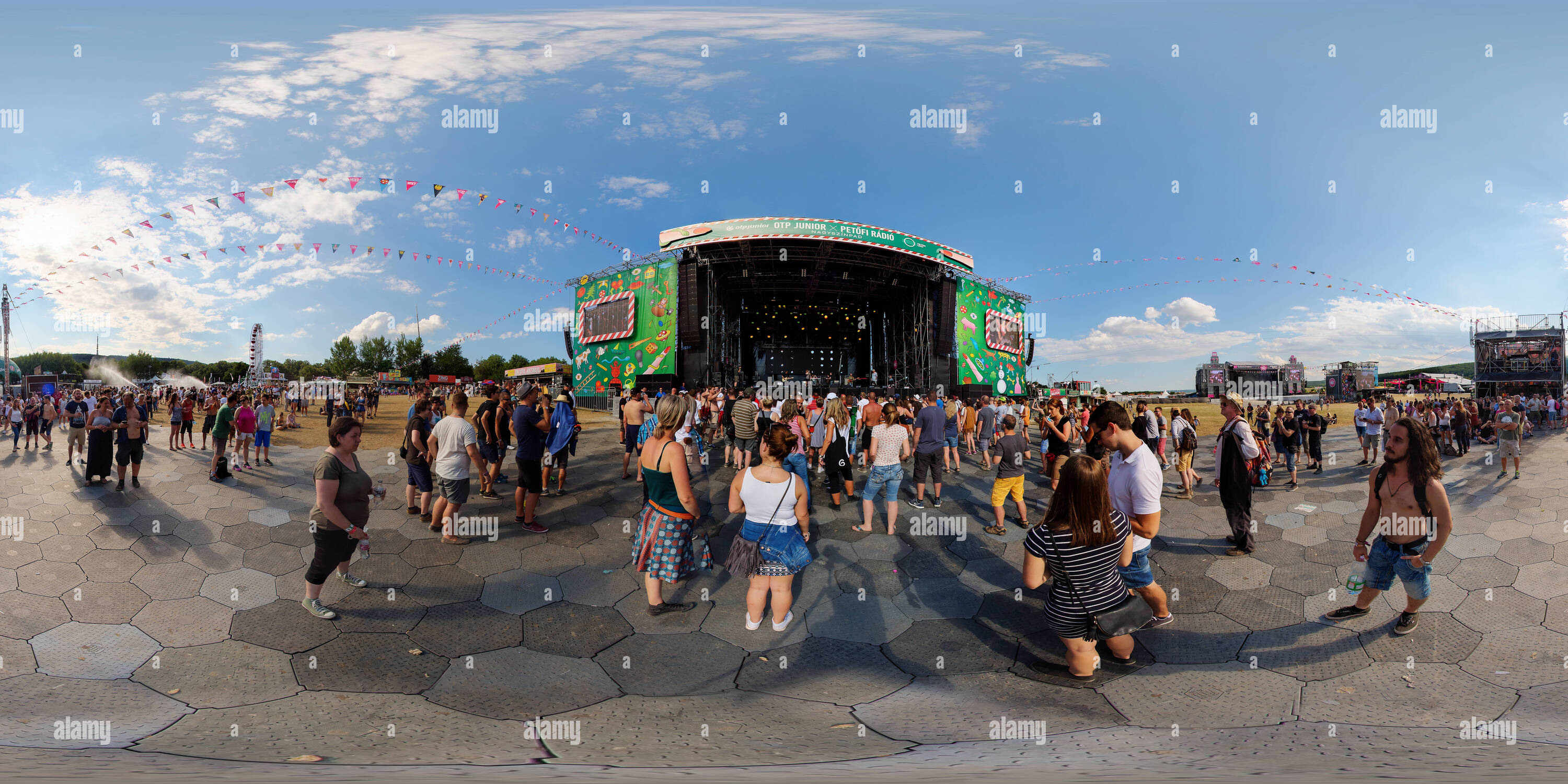 360° view of Balaton Sound Nappal Volt Festival 2016 21 1 Alamy