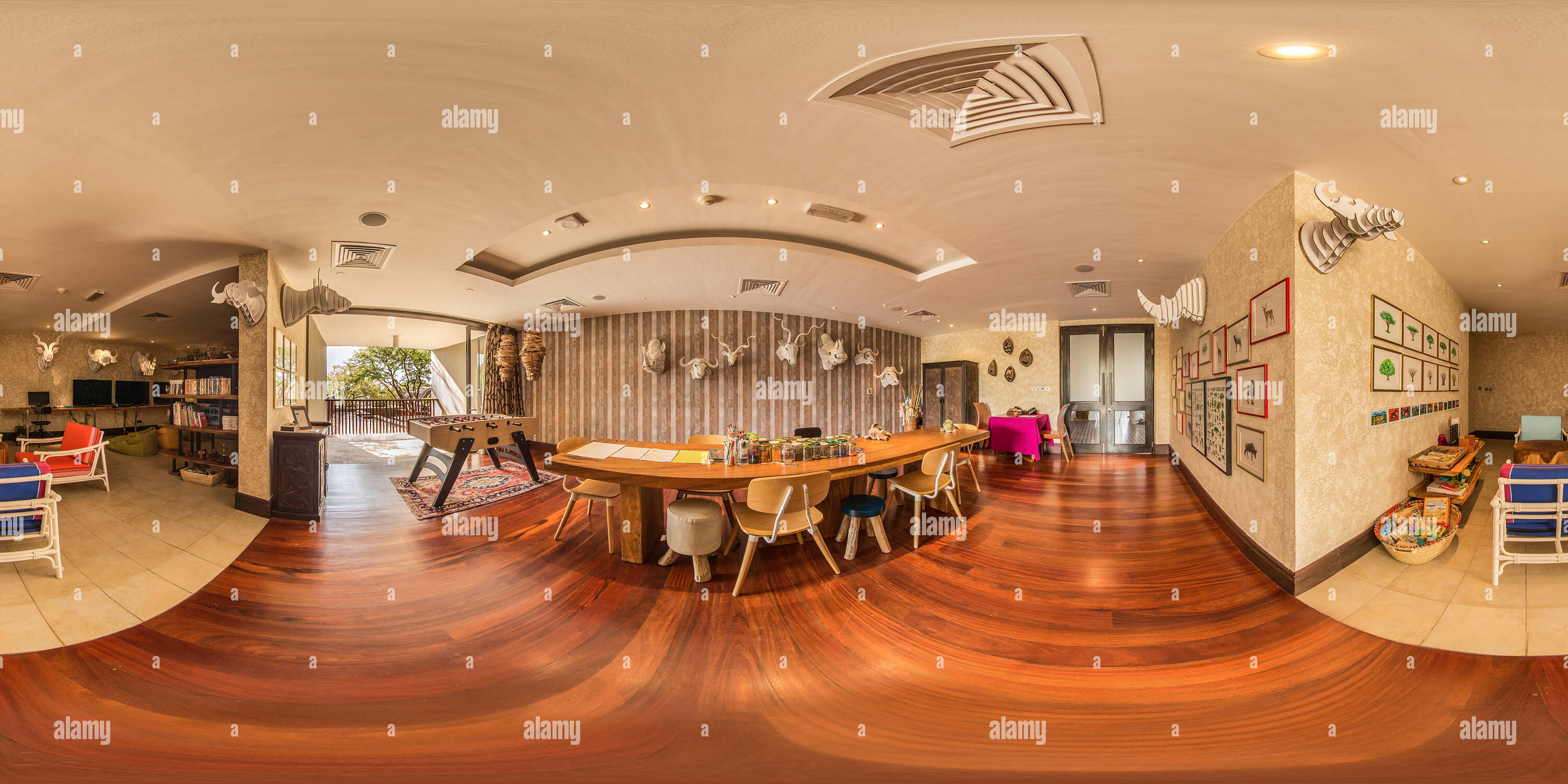 360 View Of Kijana Kids Club Four Seasons Safari Lodge Serengeti Tanznia Alamy