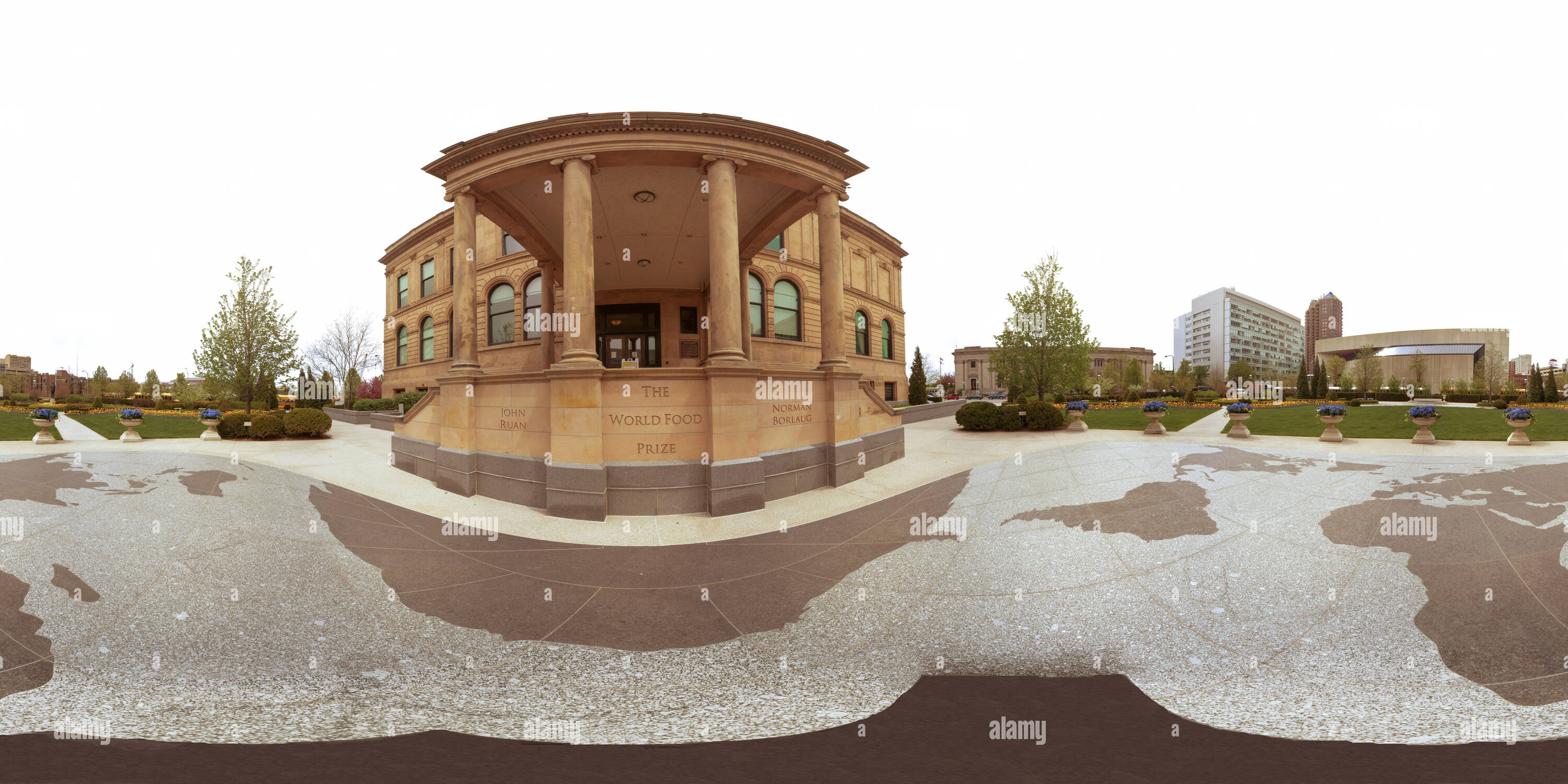 360-view-of-world-food-prize-hall-of-laureates-des-moines-iowa-alamy