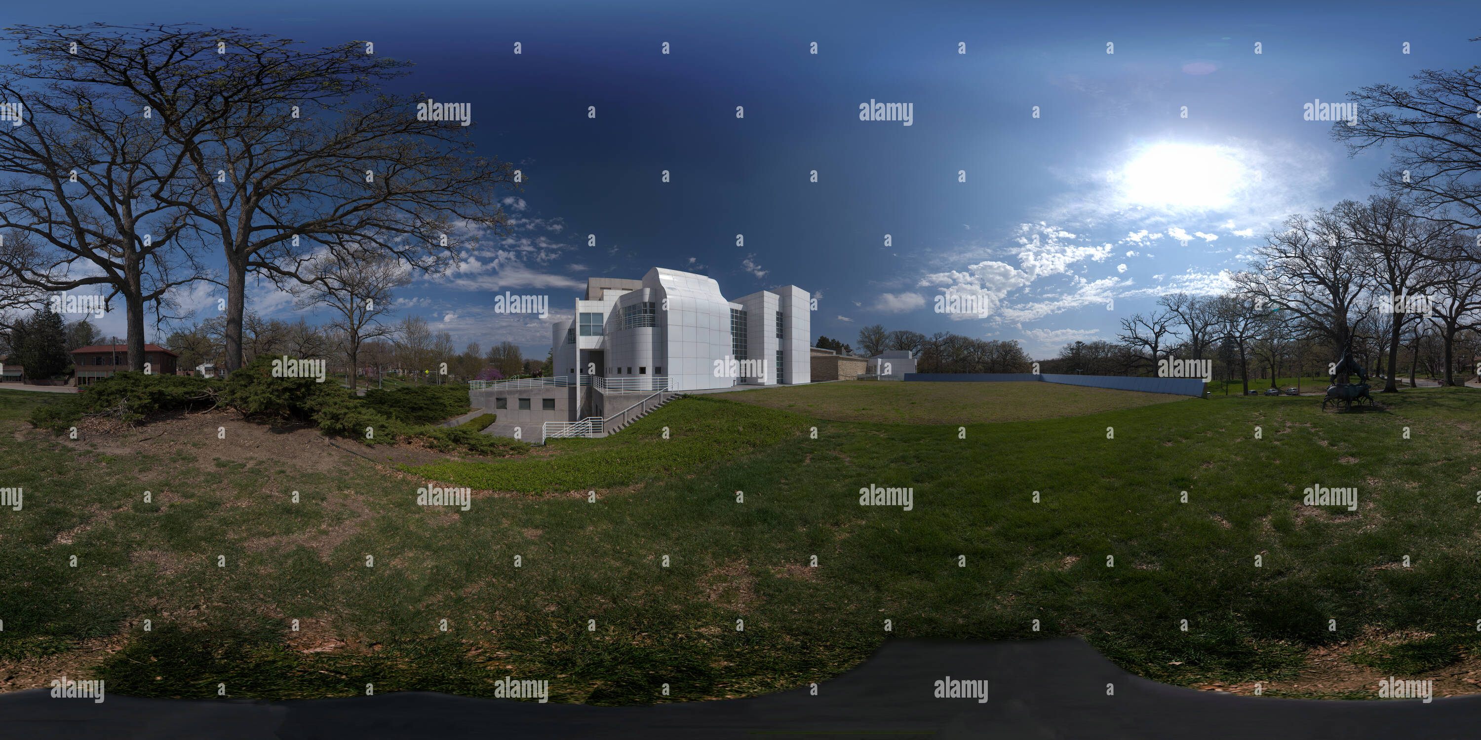 360° view of Des Moines Art Center Alamy