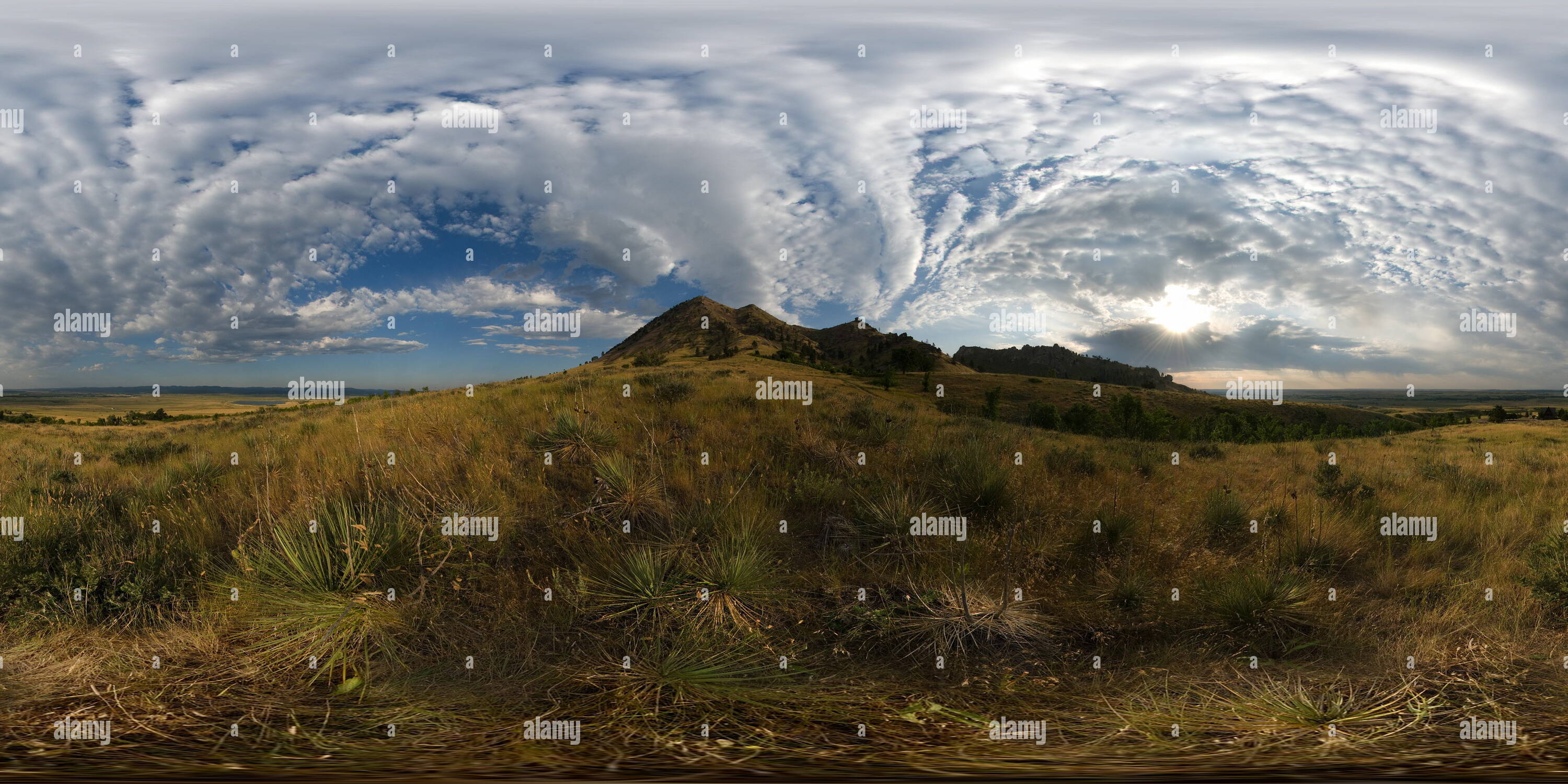 360 degree panoramic view of Mato Paha aka Bear Butte