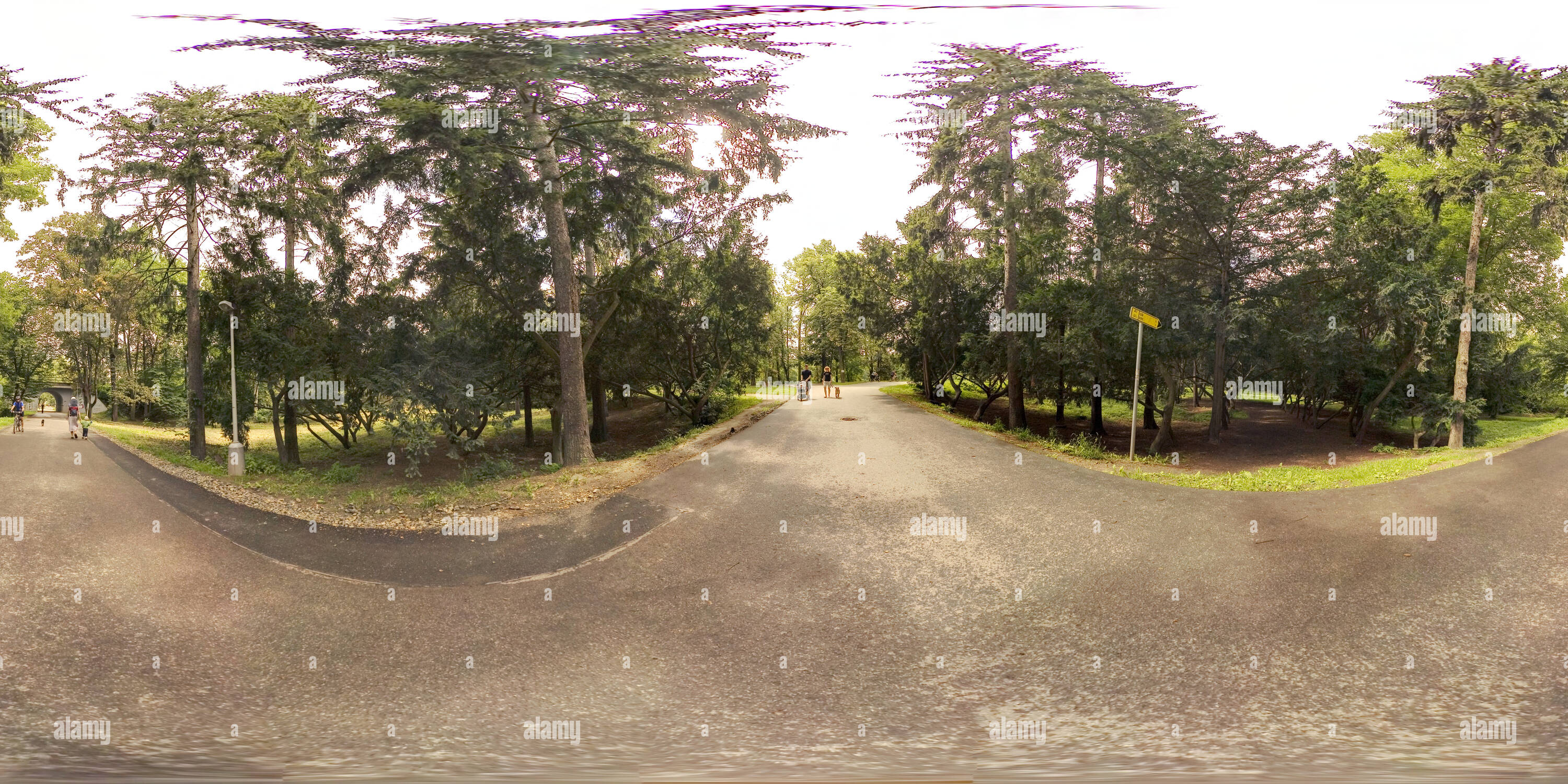 360° view of Walking in Stromovka Park 10 - Alamy