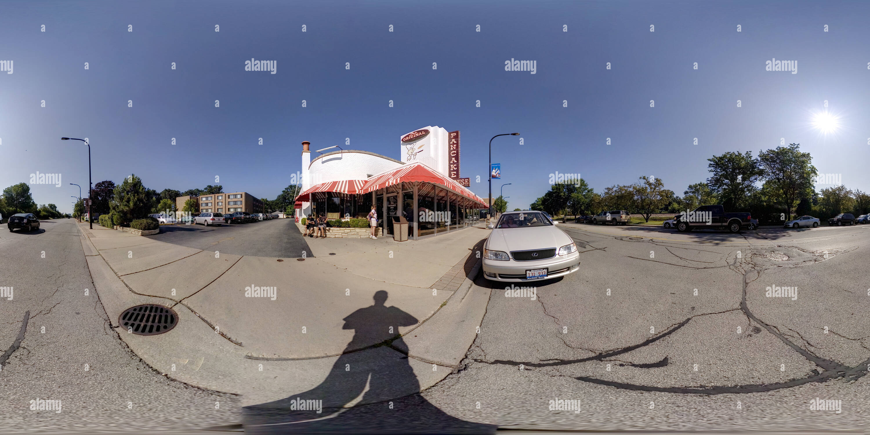 360° view of Walker Brothers' Pancake House, Wilmette Alamy