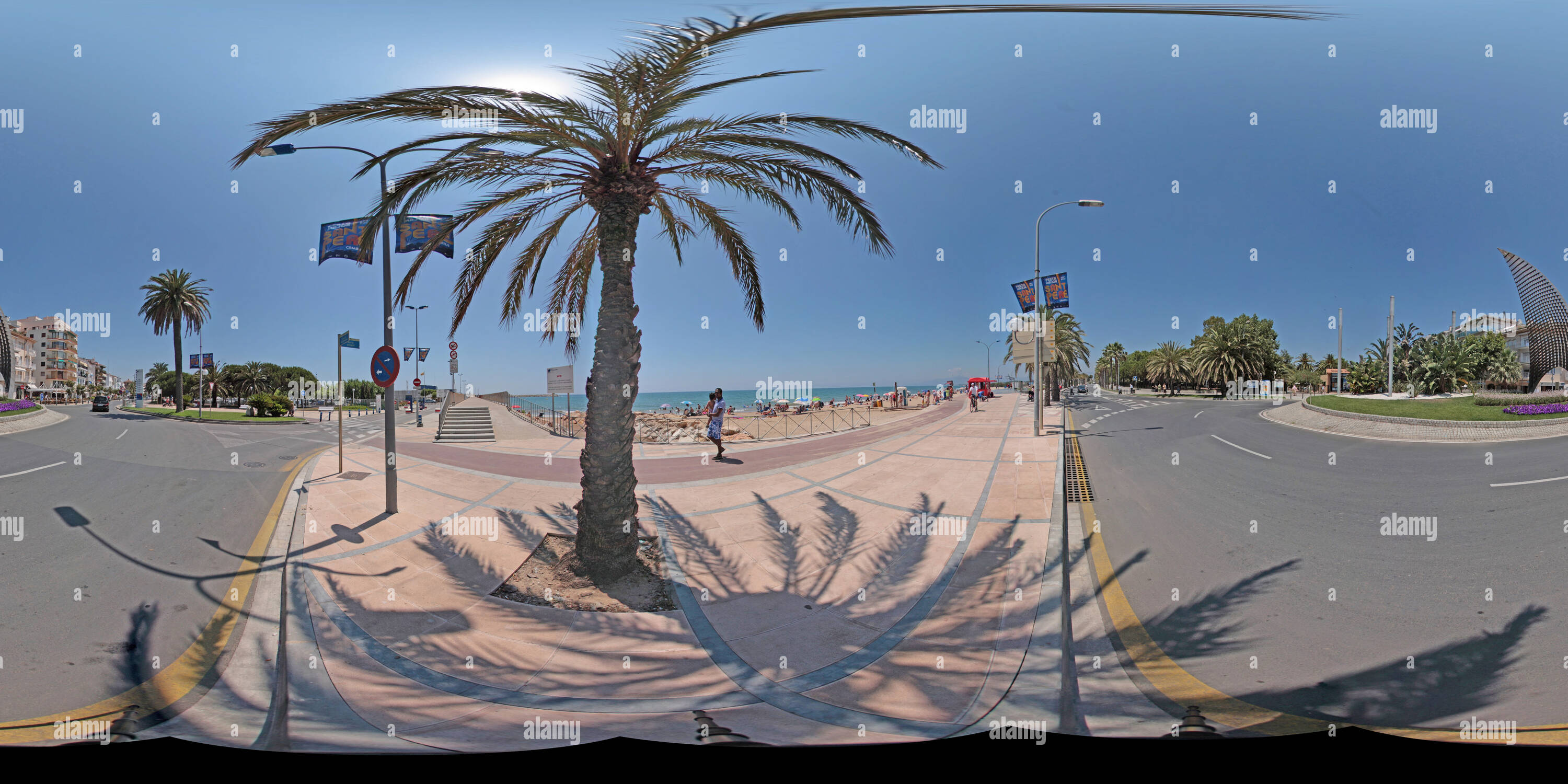 360° view of Barcelona - 2009 Cambrills D - Alamy