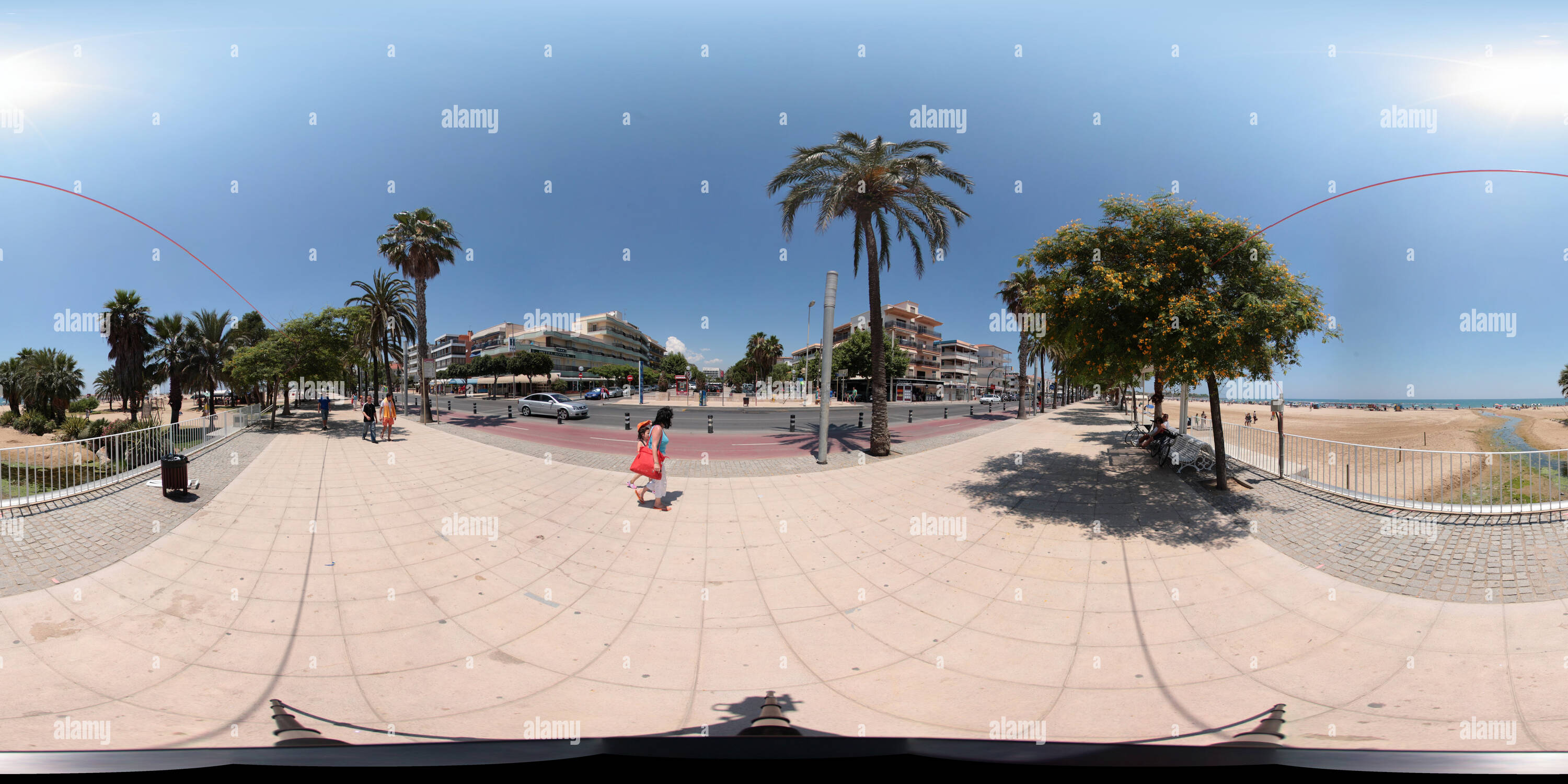 360° view of Barcelona 2008 Cambrills K - Alamy