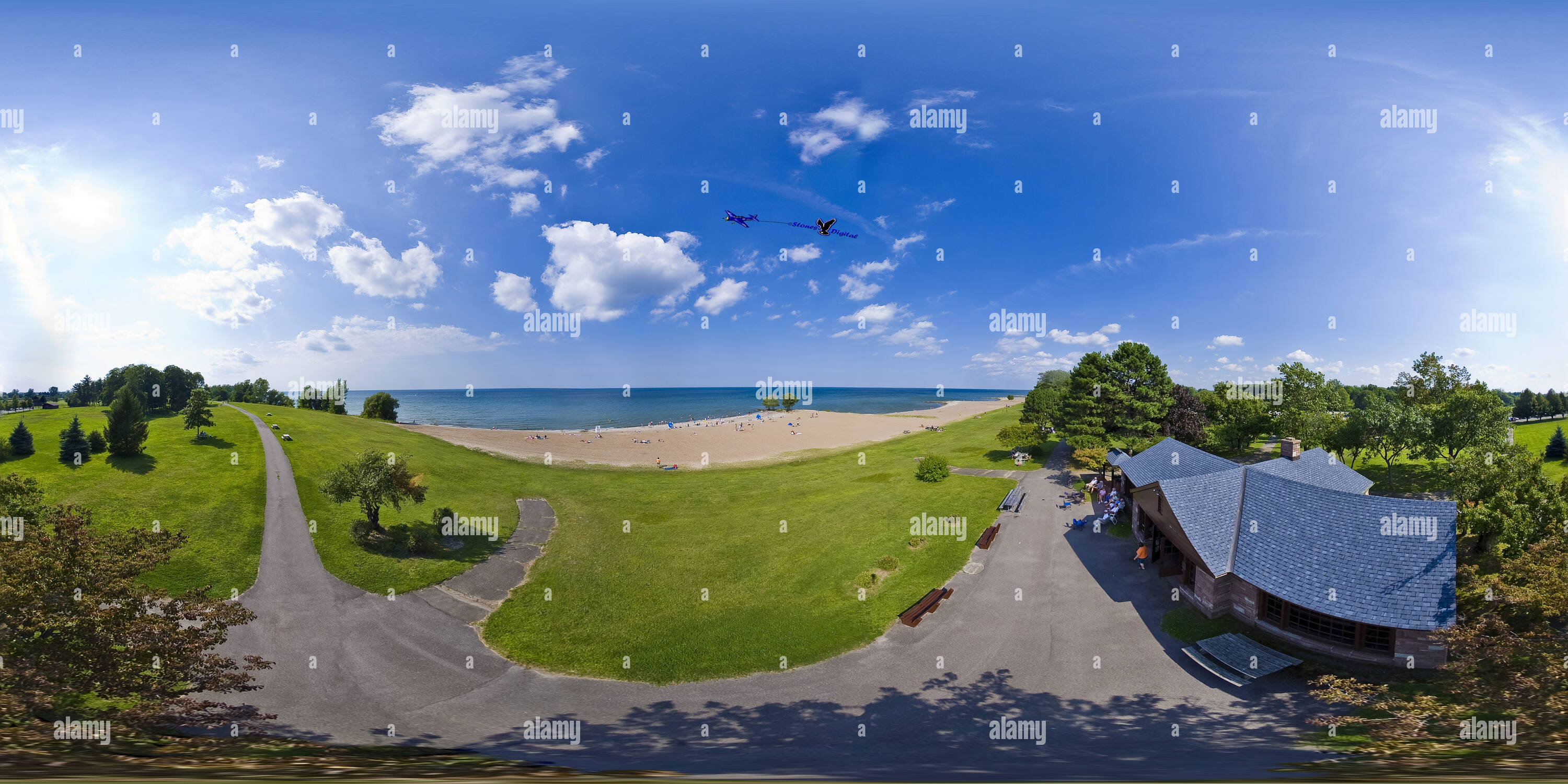 360° view of Hamlin Beach State Park - Alamy