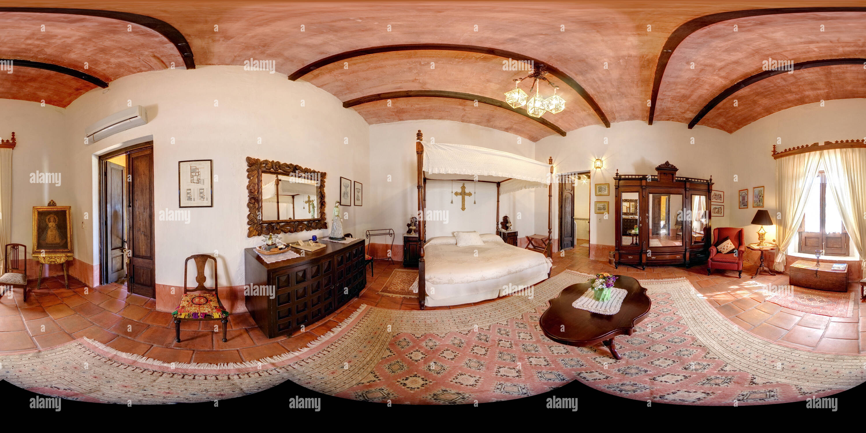 360° view of Bedroom 2 - Hacienda El Carmen 31 - Alamy