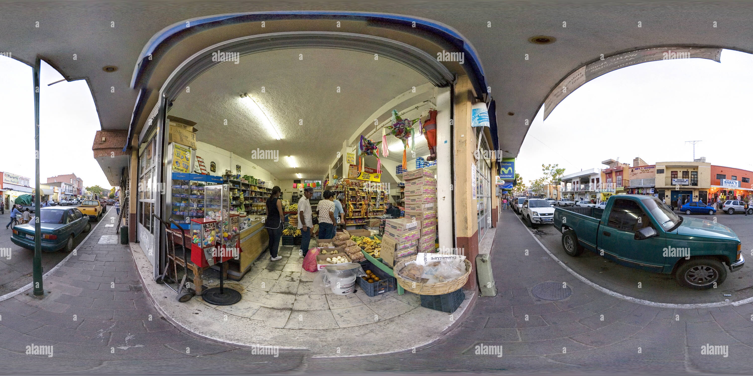 360° view of Grocery in Tequila, Jalisco, Mexico 4772 Alamy