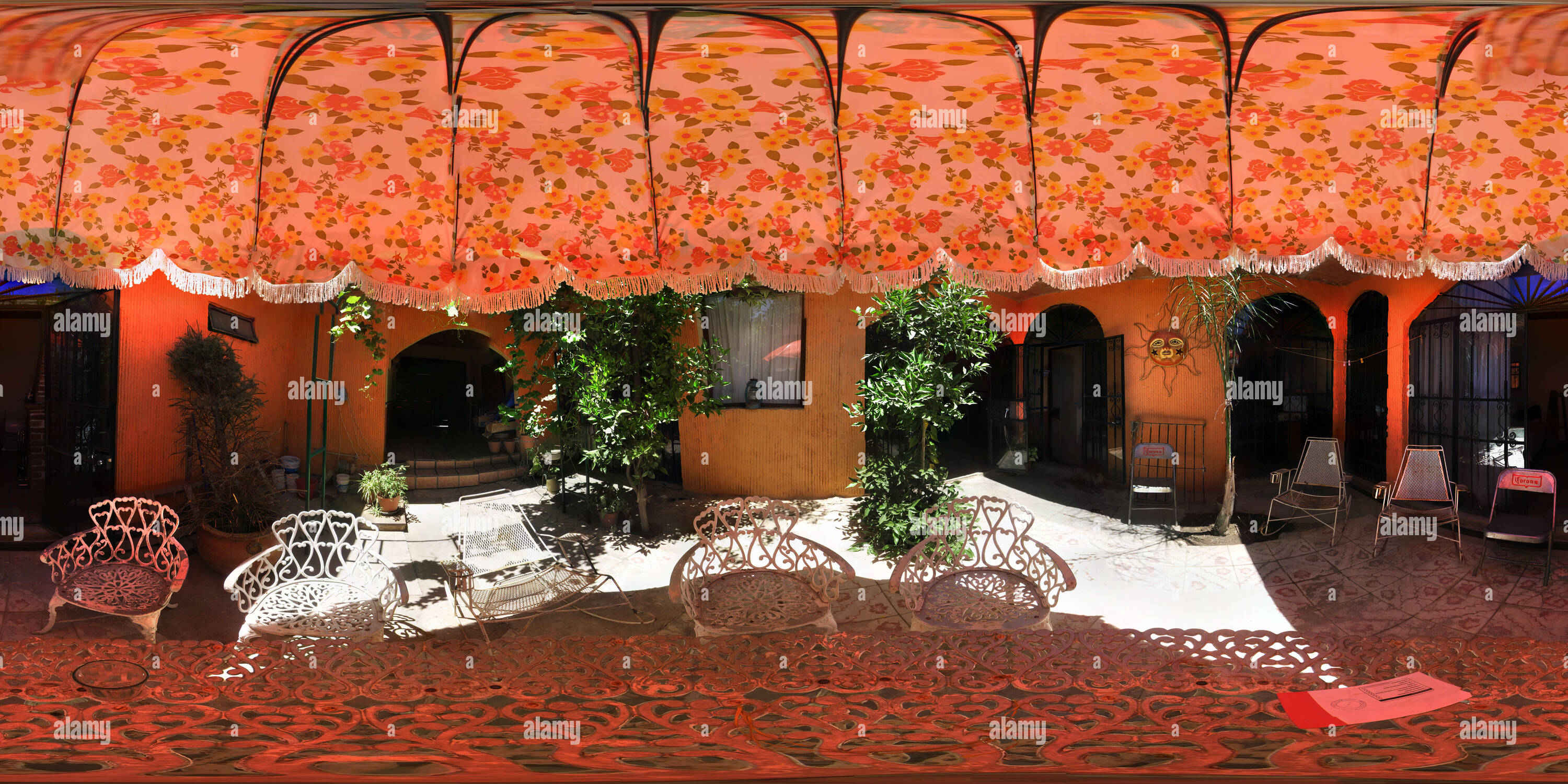 360° view of A rebuilt clasic house from Fresnillo Zacatecas Alamy