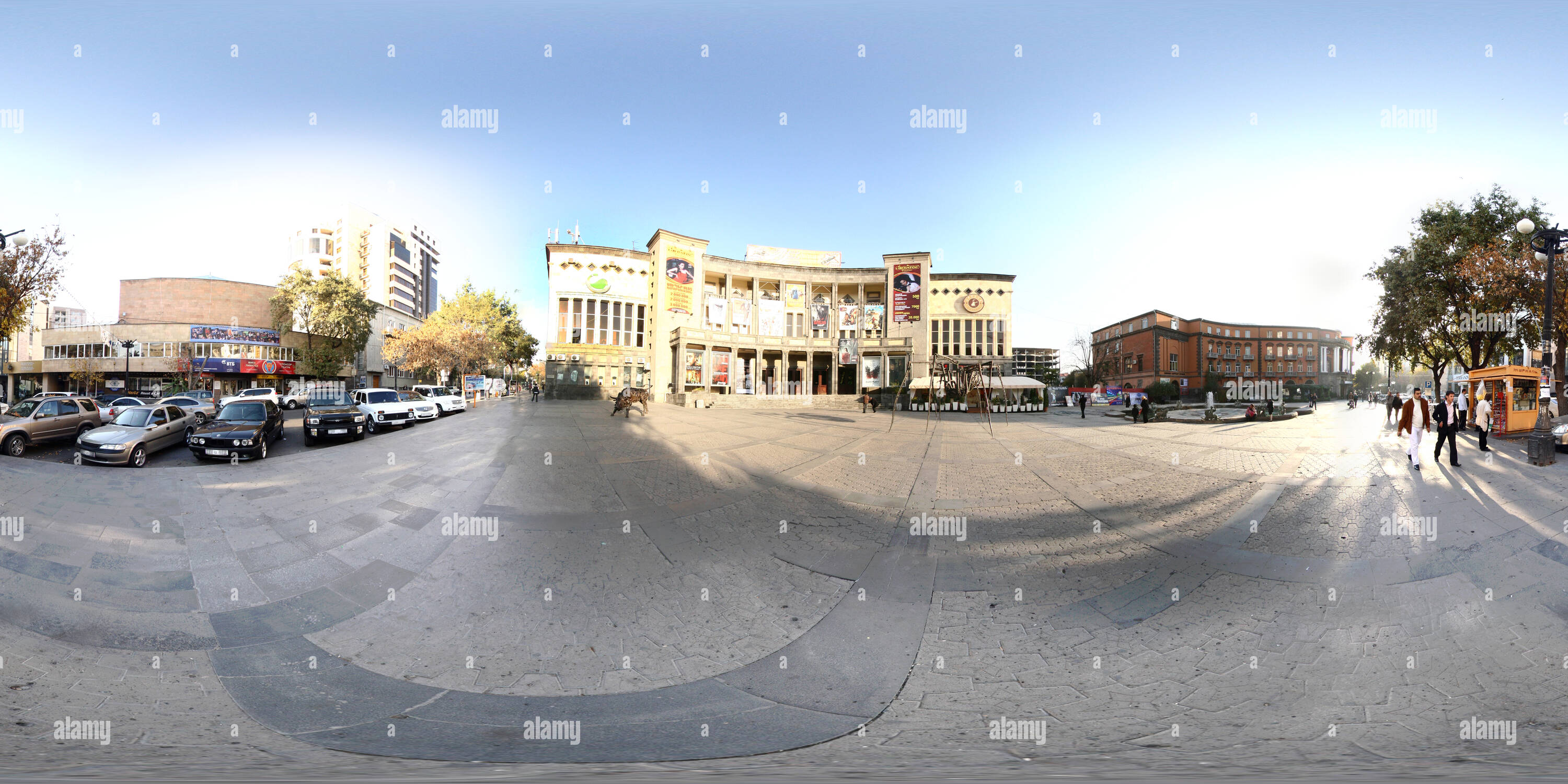 360° view of Moscow Cinema Square - Alamy