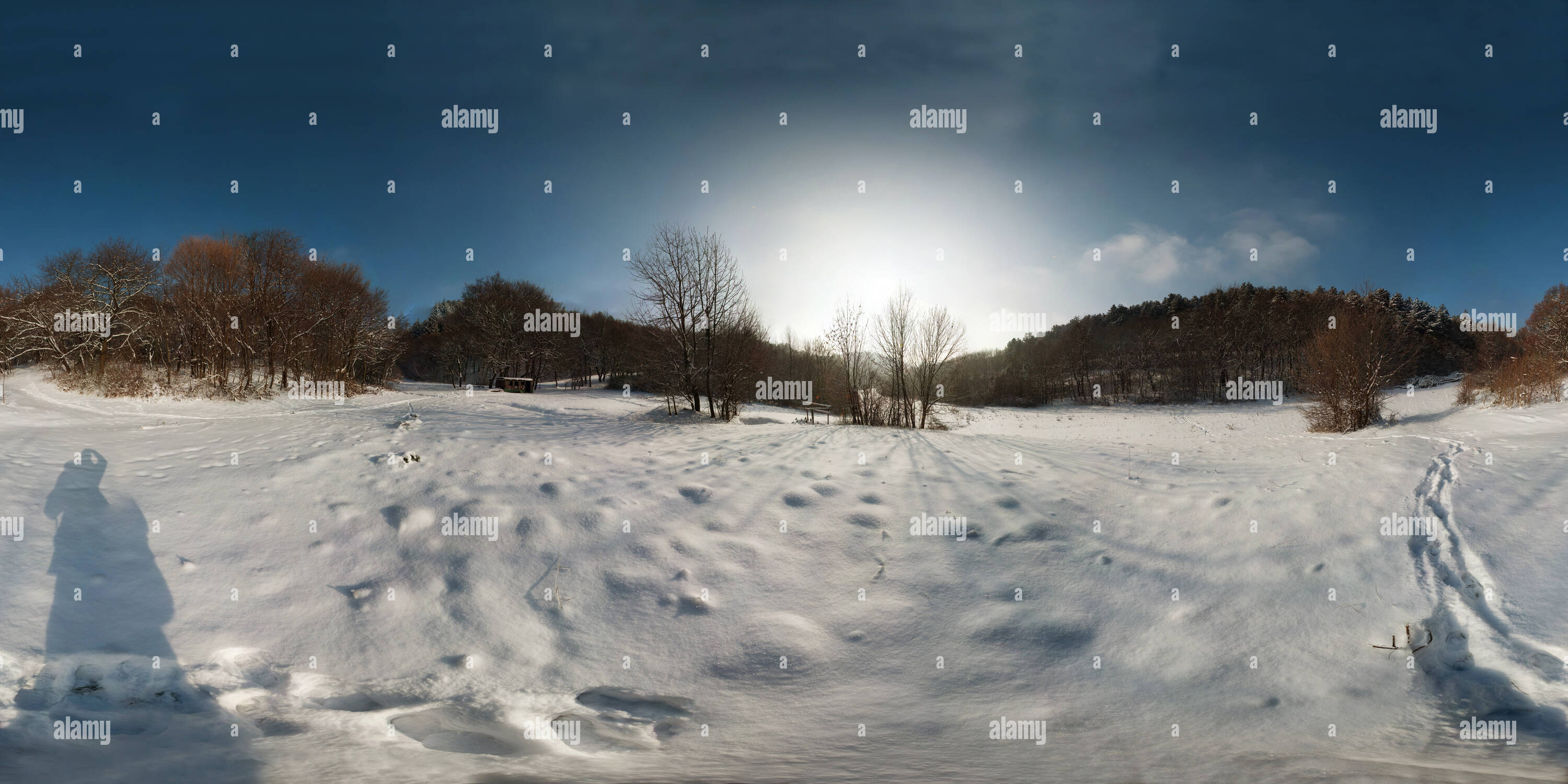 360 degree panoramic view of camp under the ROH