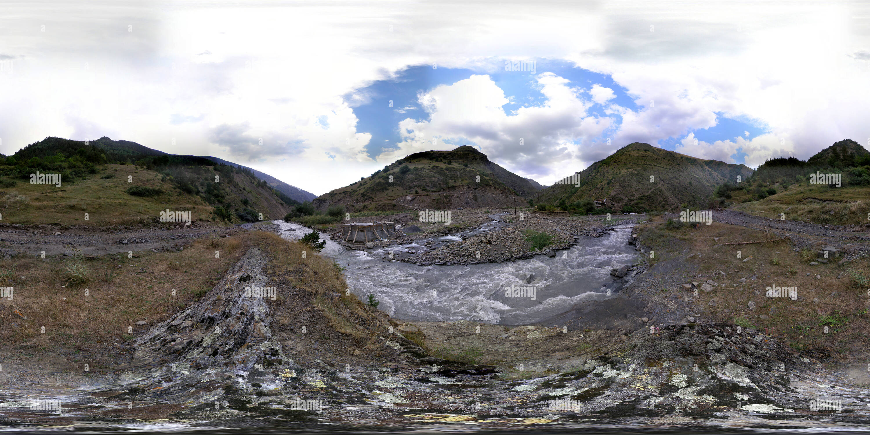 360 degree panoramic view of Hutor Ahani