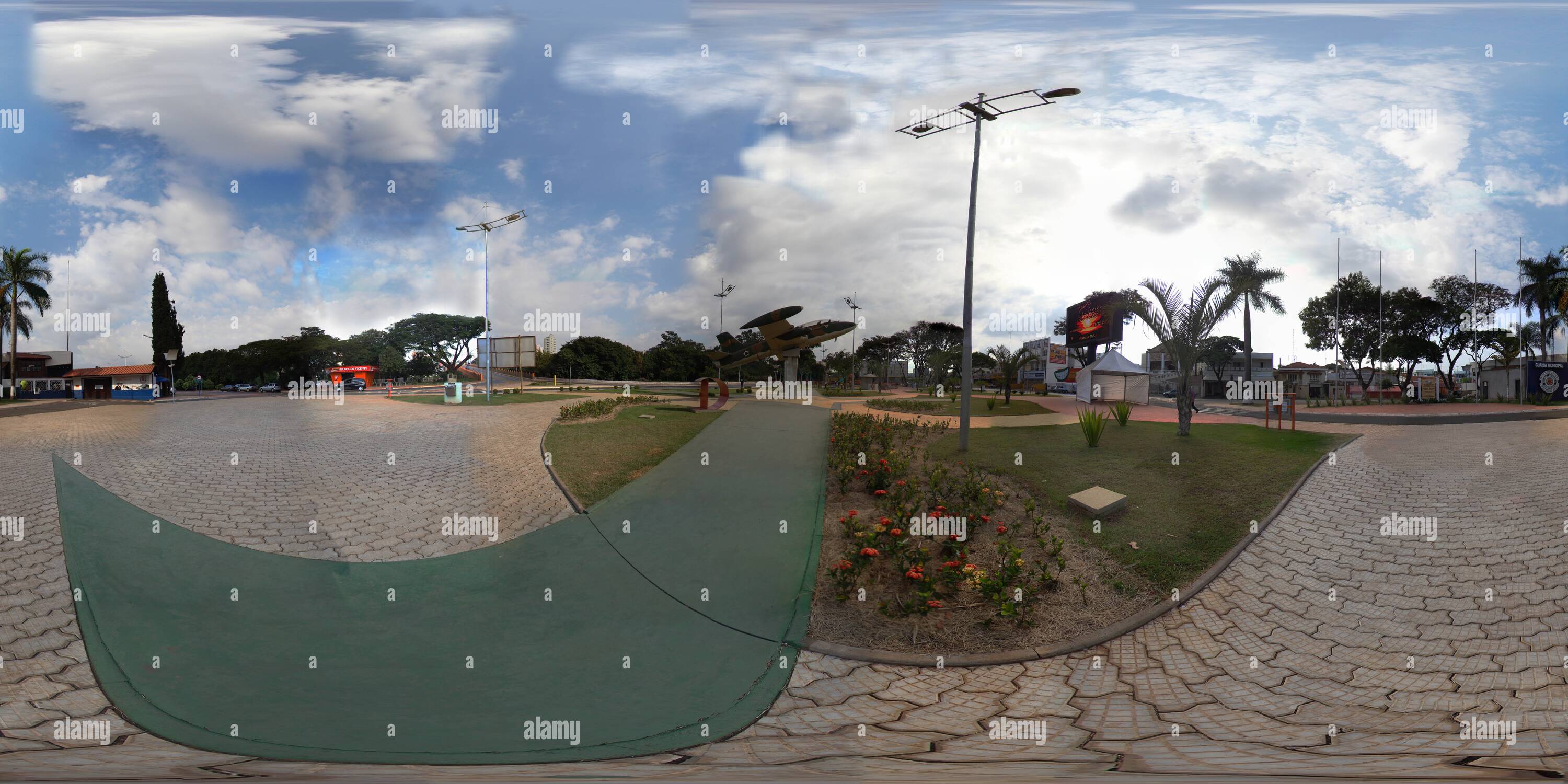 360 degree panoramic view of Praça Tiradentes