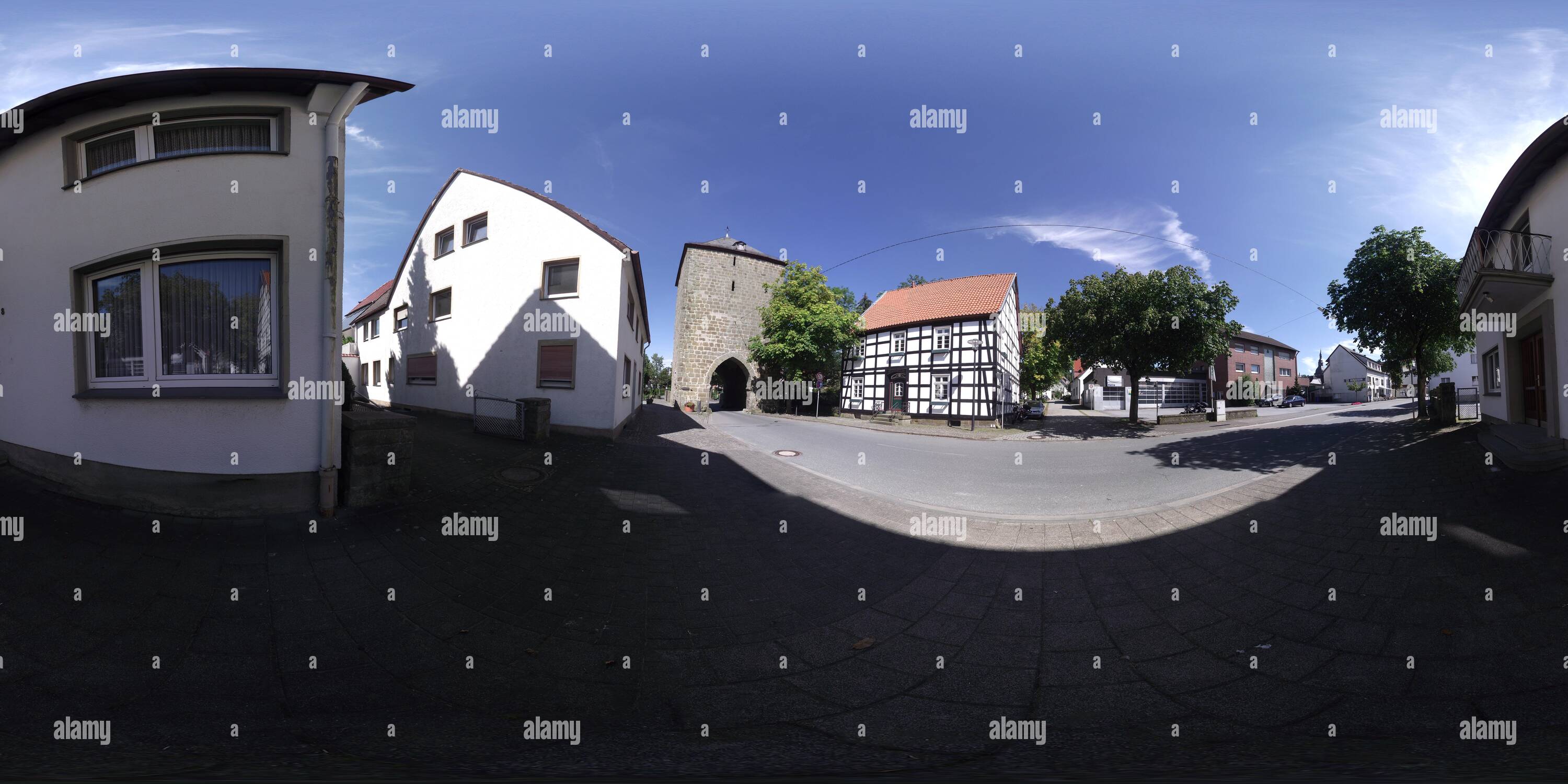 360° view of a city gate - Alamy