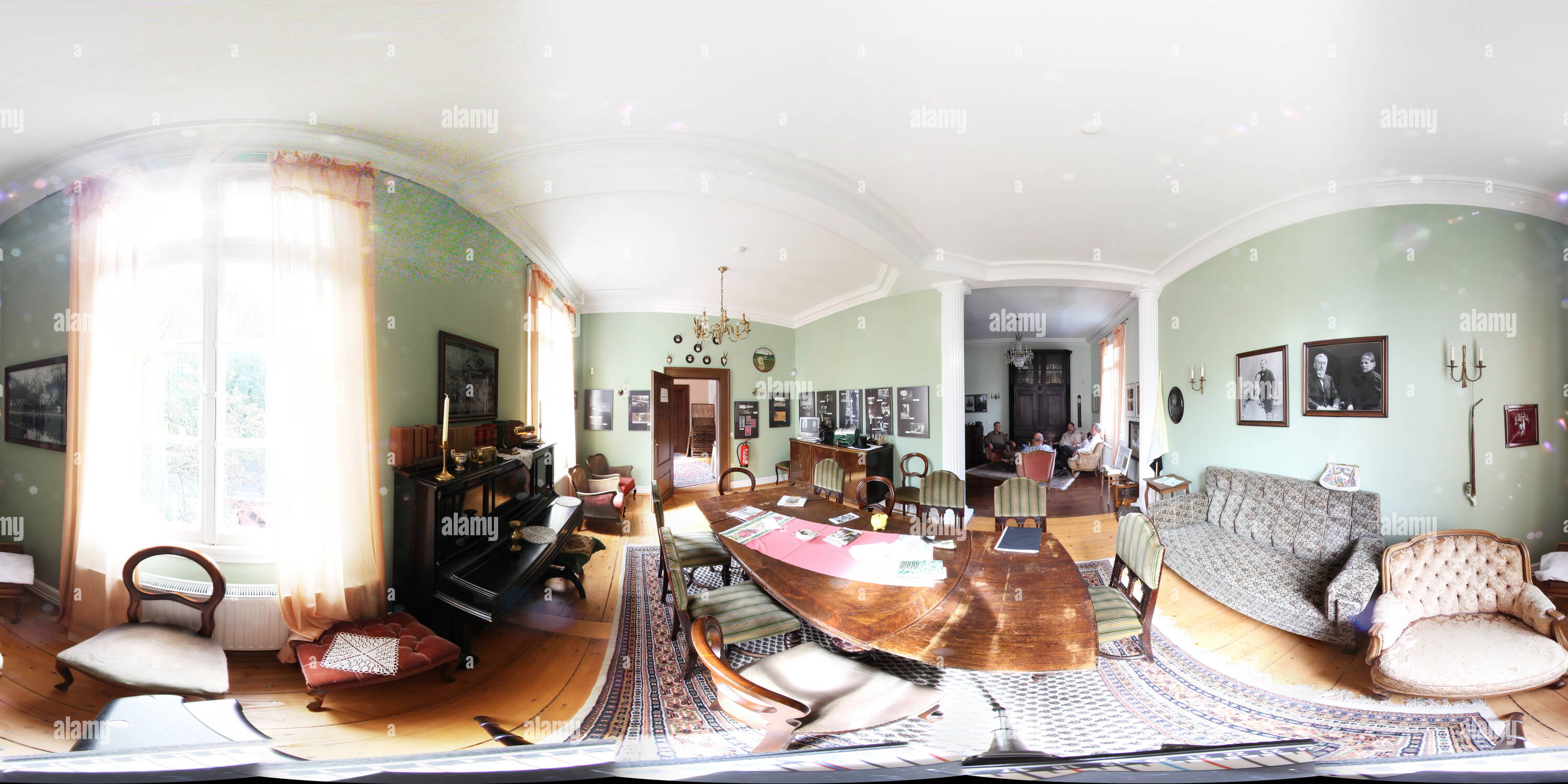 360 degree panoramic view of Pulvermuseum Ohl    Villa Ohl  Wohnraum