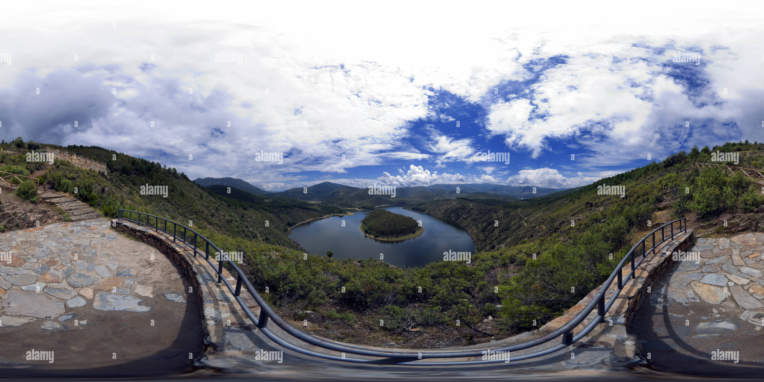 360 degree panoramic view of Vista Panorámica Meandro Hurdes