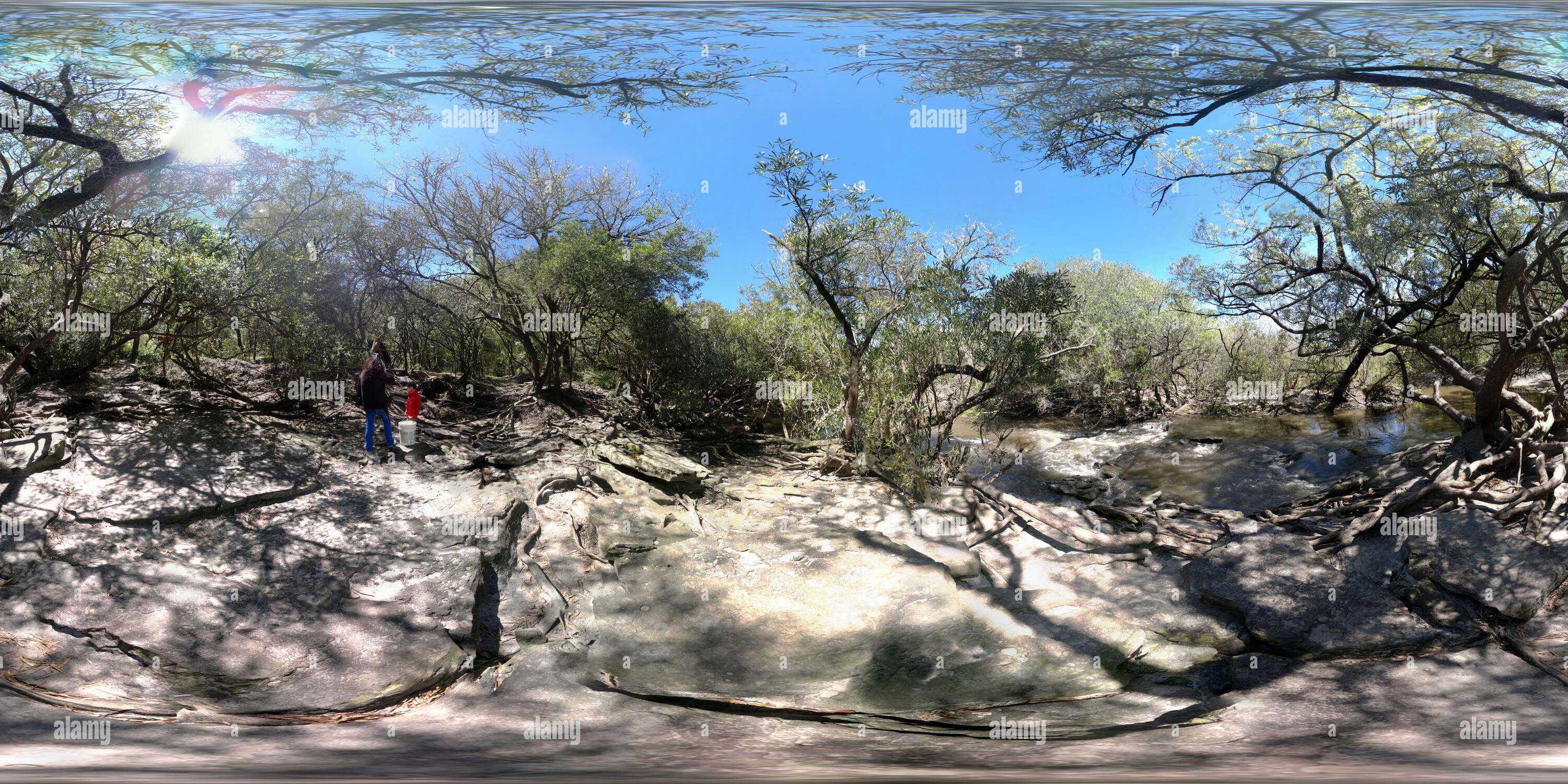 360 degree panoramic view of La Glorieta (Parque Nacional El Palmar - Argentina)