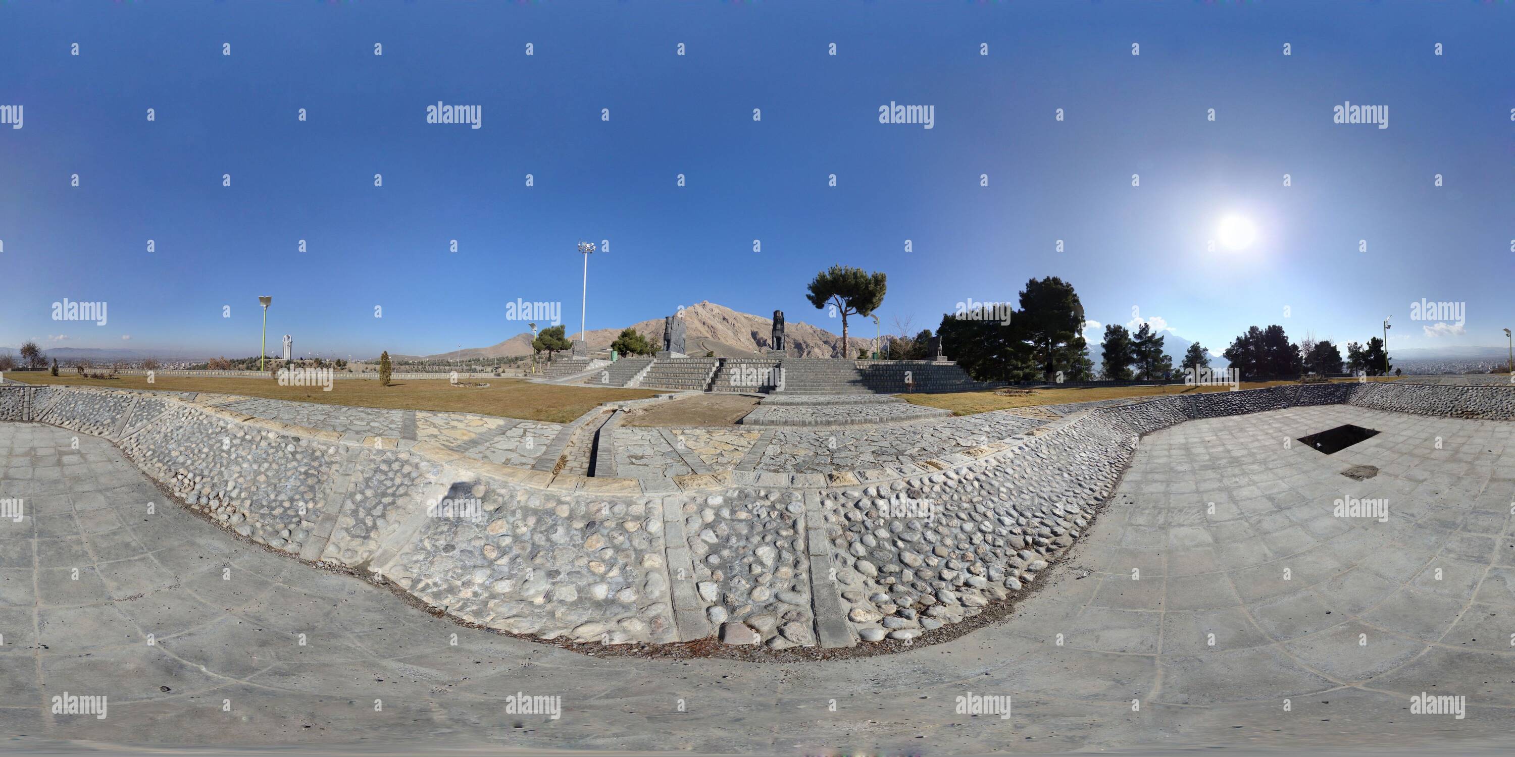 360° view of Bame Malayer entrance Alamy