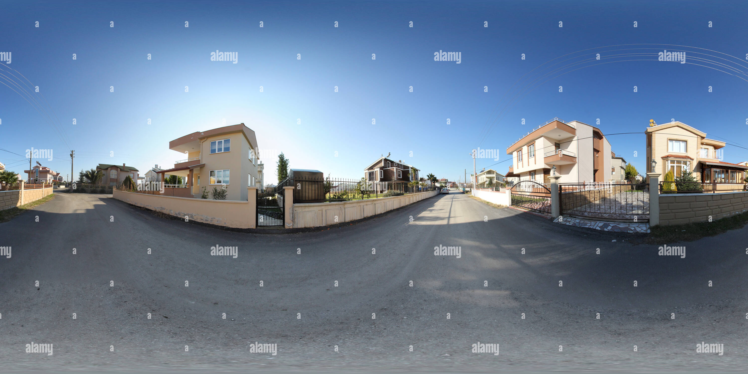 360 View Of Street View In Taflan Alamy