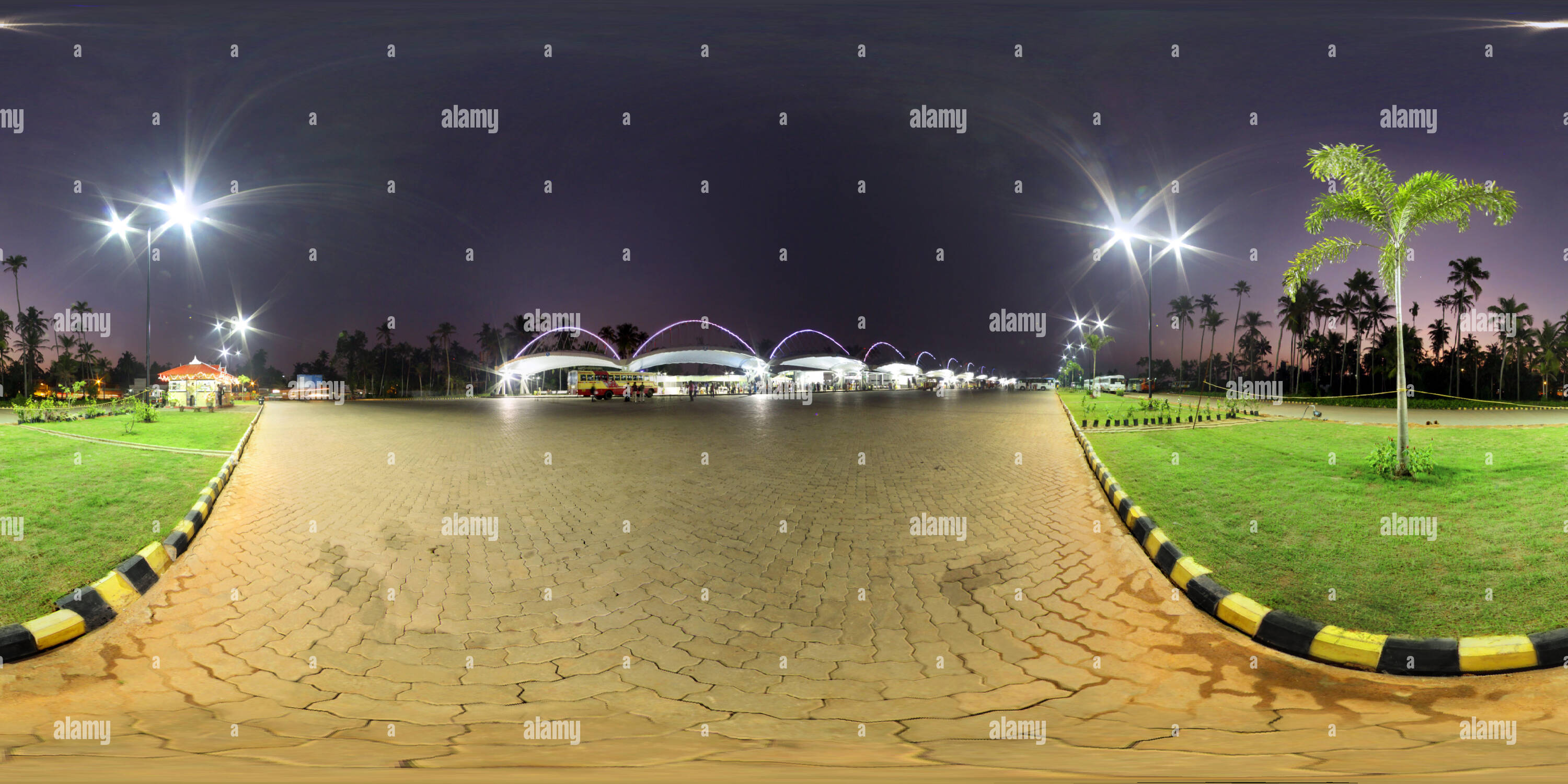 360° view of vyttila mobility hub by siril thomas Alamy