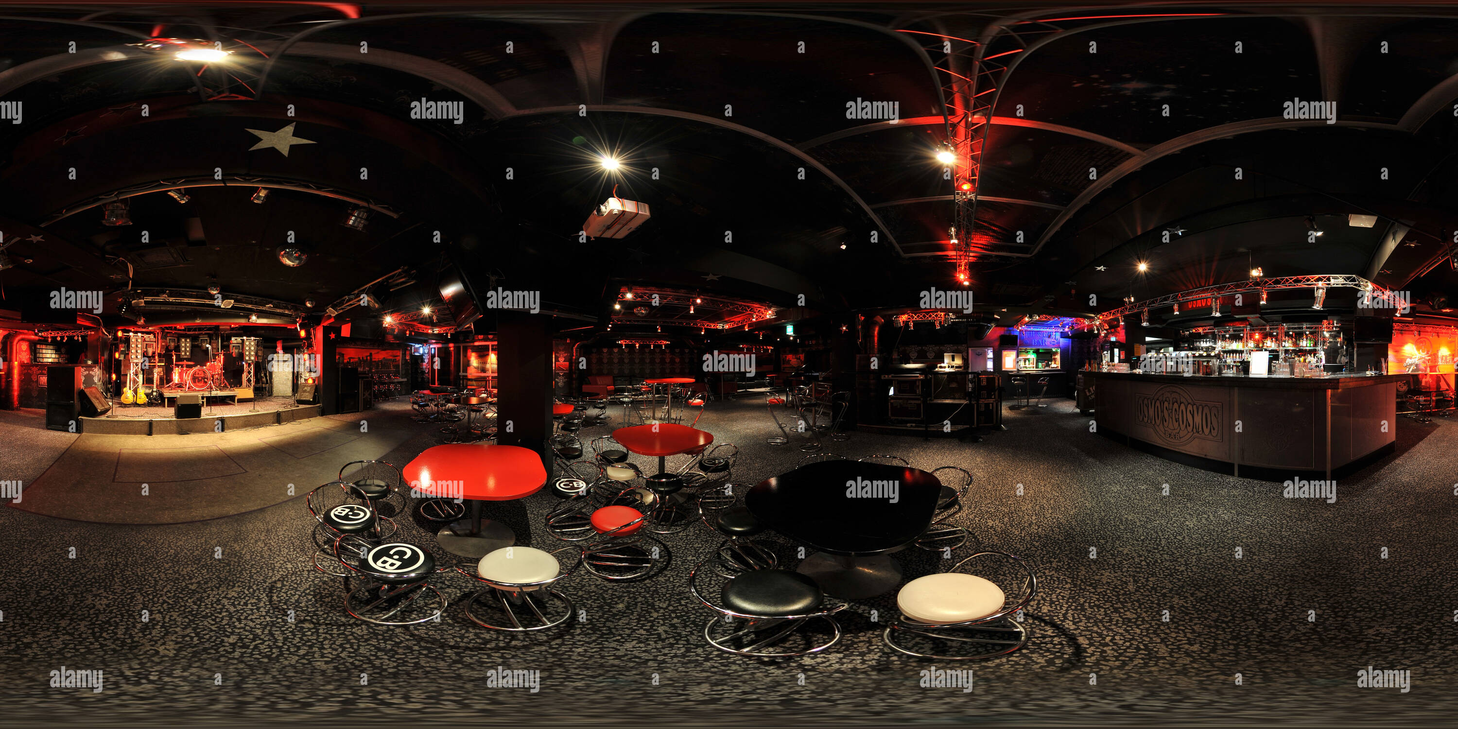 360° view of Osmo´s Cosmos Bar, Imatra,Finland Alamy