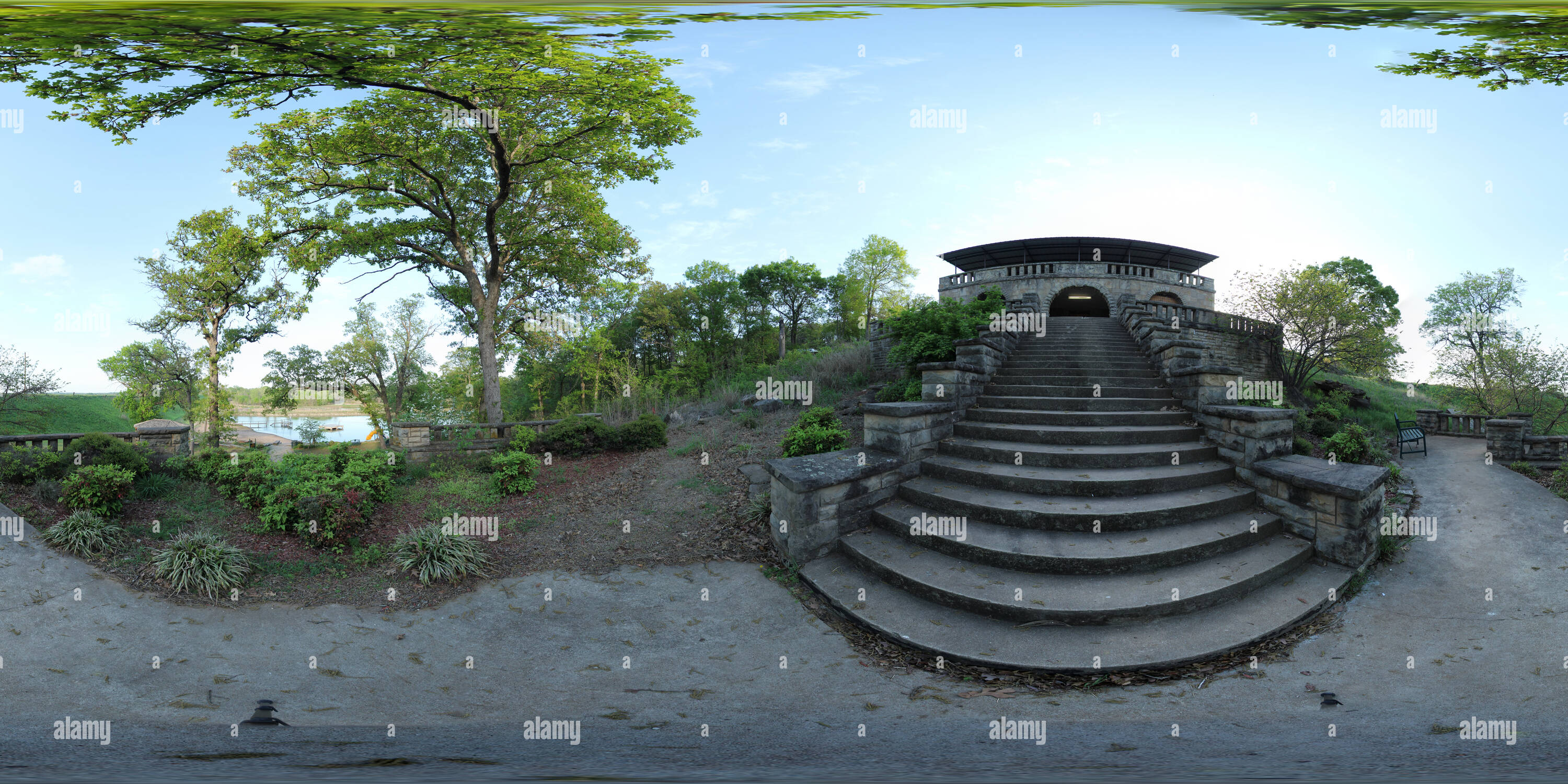 360° view of Pawnee Bath House 2 Alamy