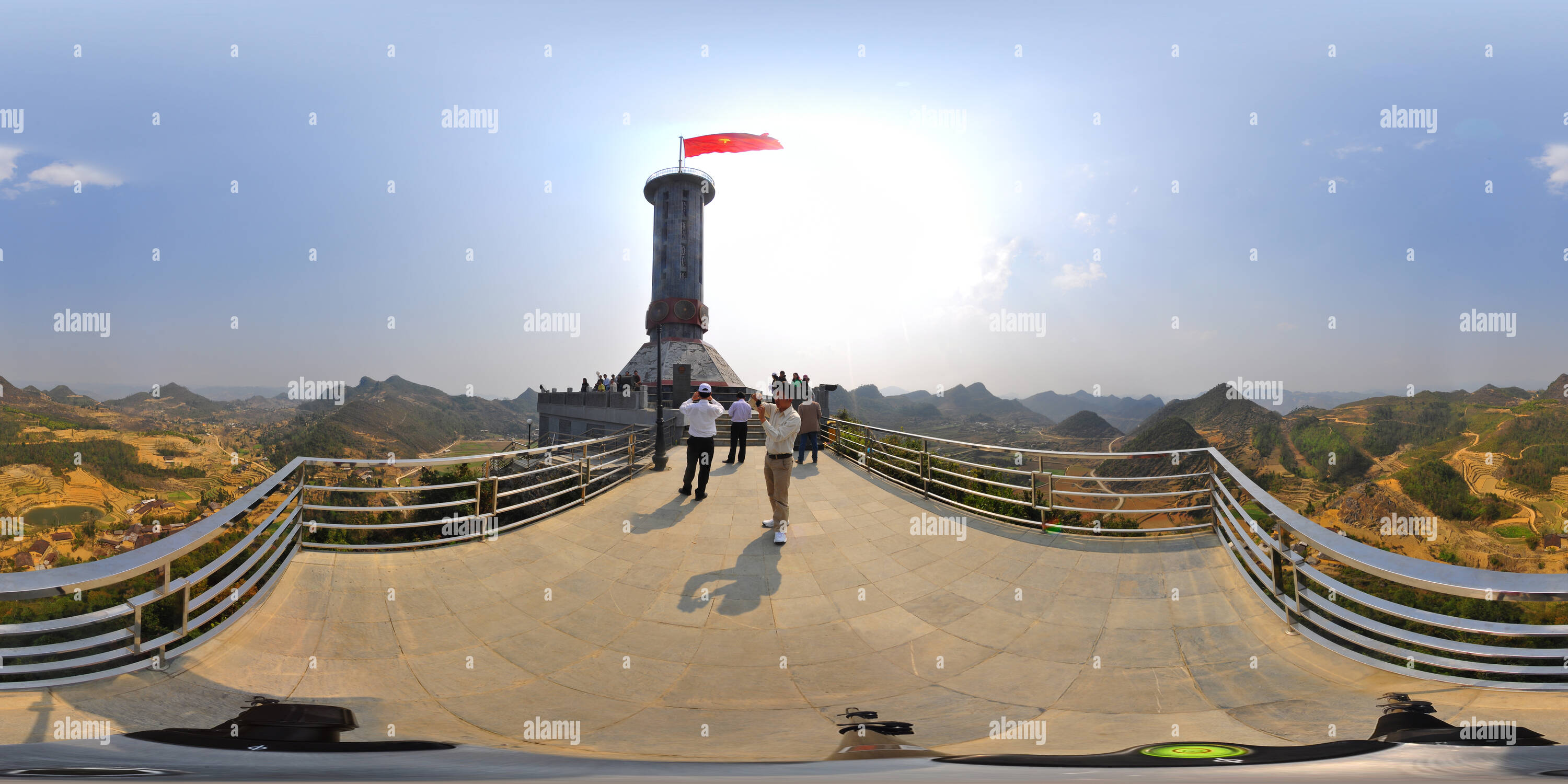 360° view of Post Flag Lũng Cú Alamy
