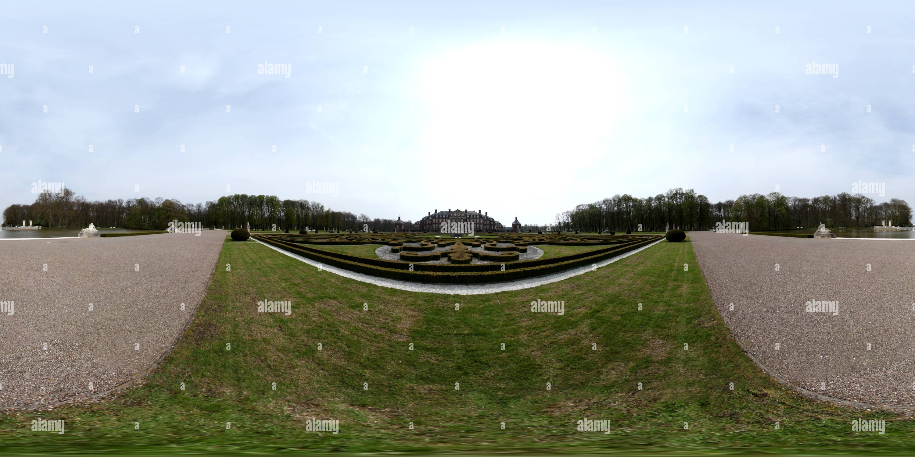 360 degree panoramic view of Nordkirchen, Schloss und Schlosspark