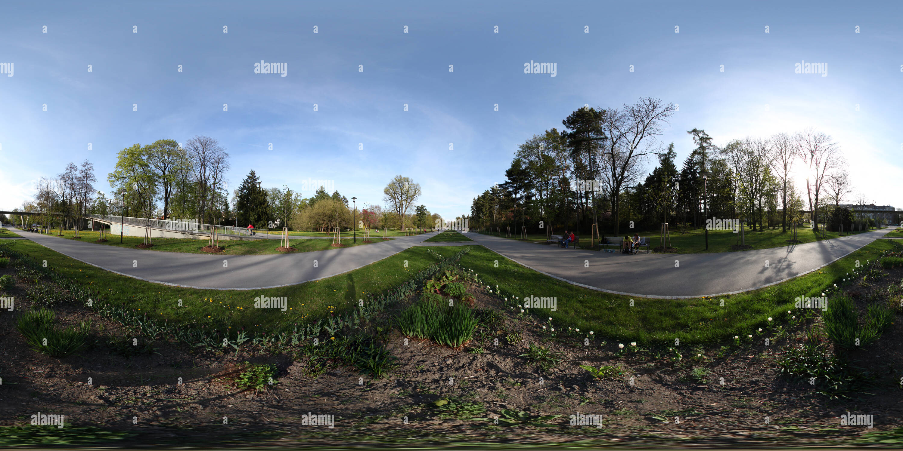 360° view of Olomouc - Park - Alamy