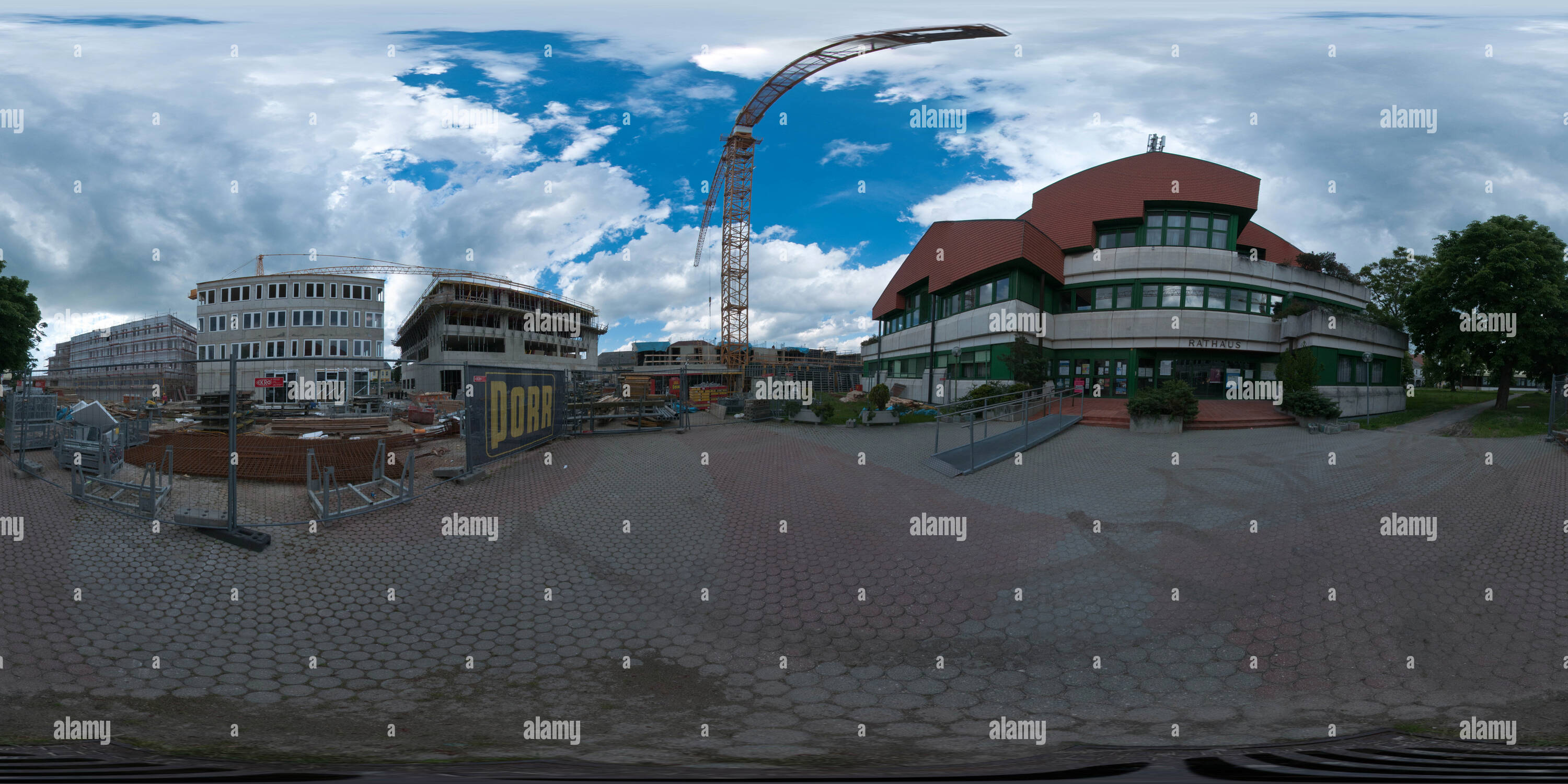 360 degree panoramic view of Guntramsdorf Rathaus