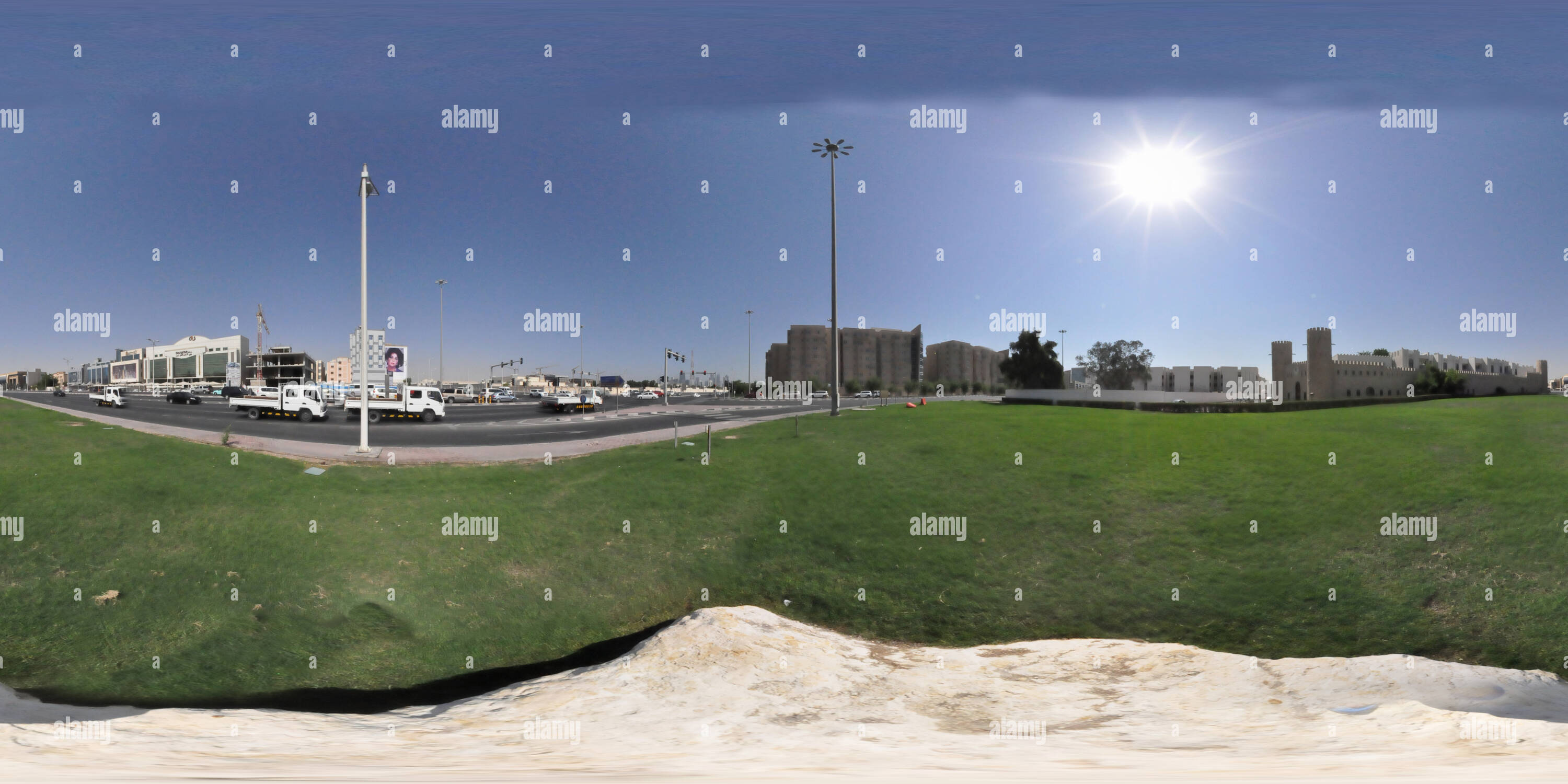 360 degree panoramic view of Hamad Hospital