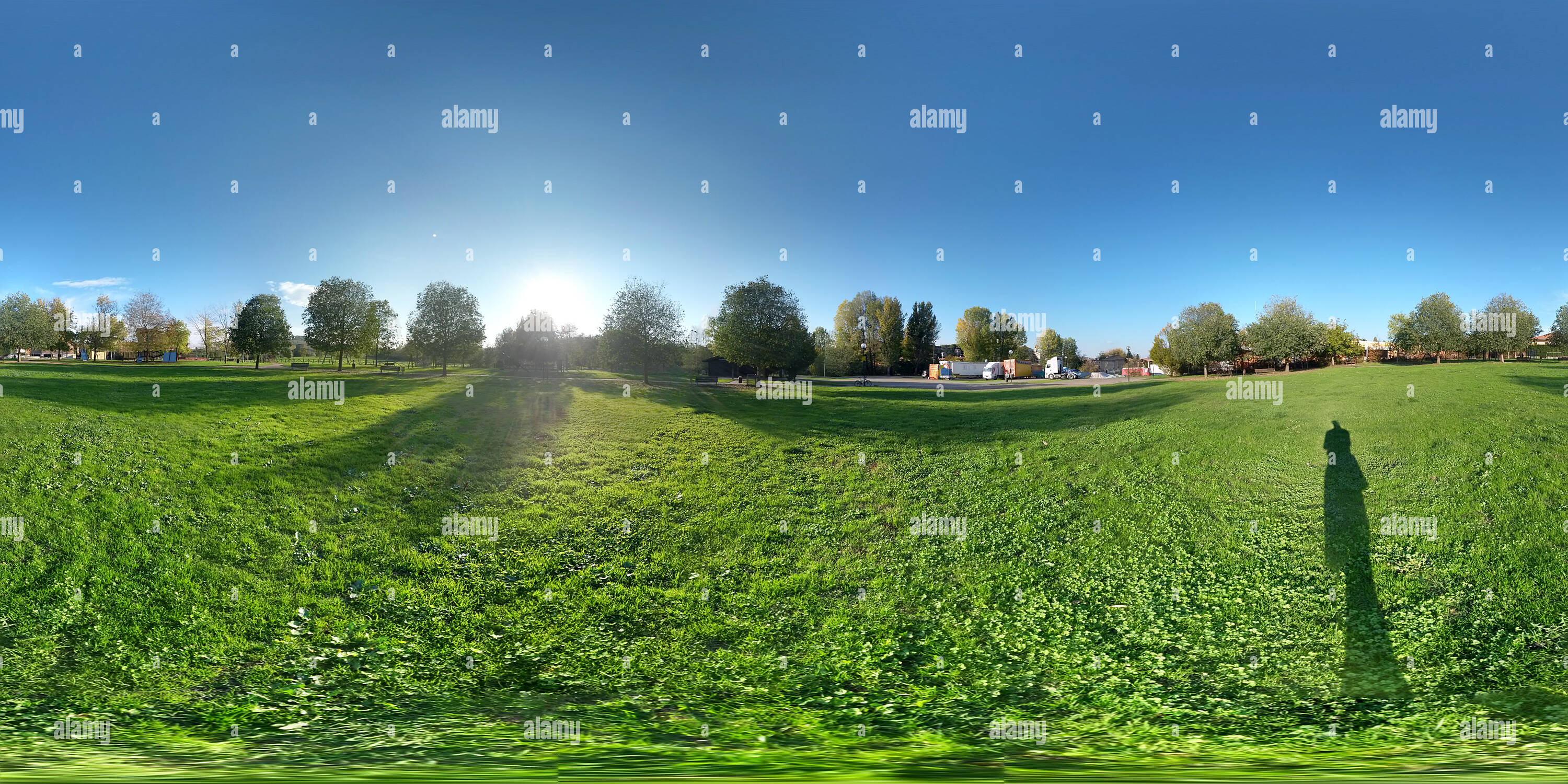 360 degree panoramic view of Castelvetro di Modena, dintorni