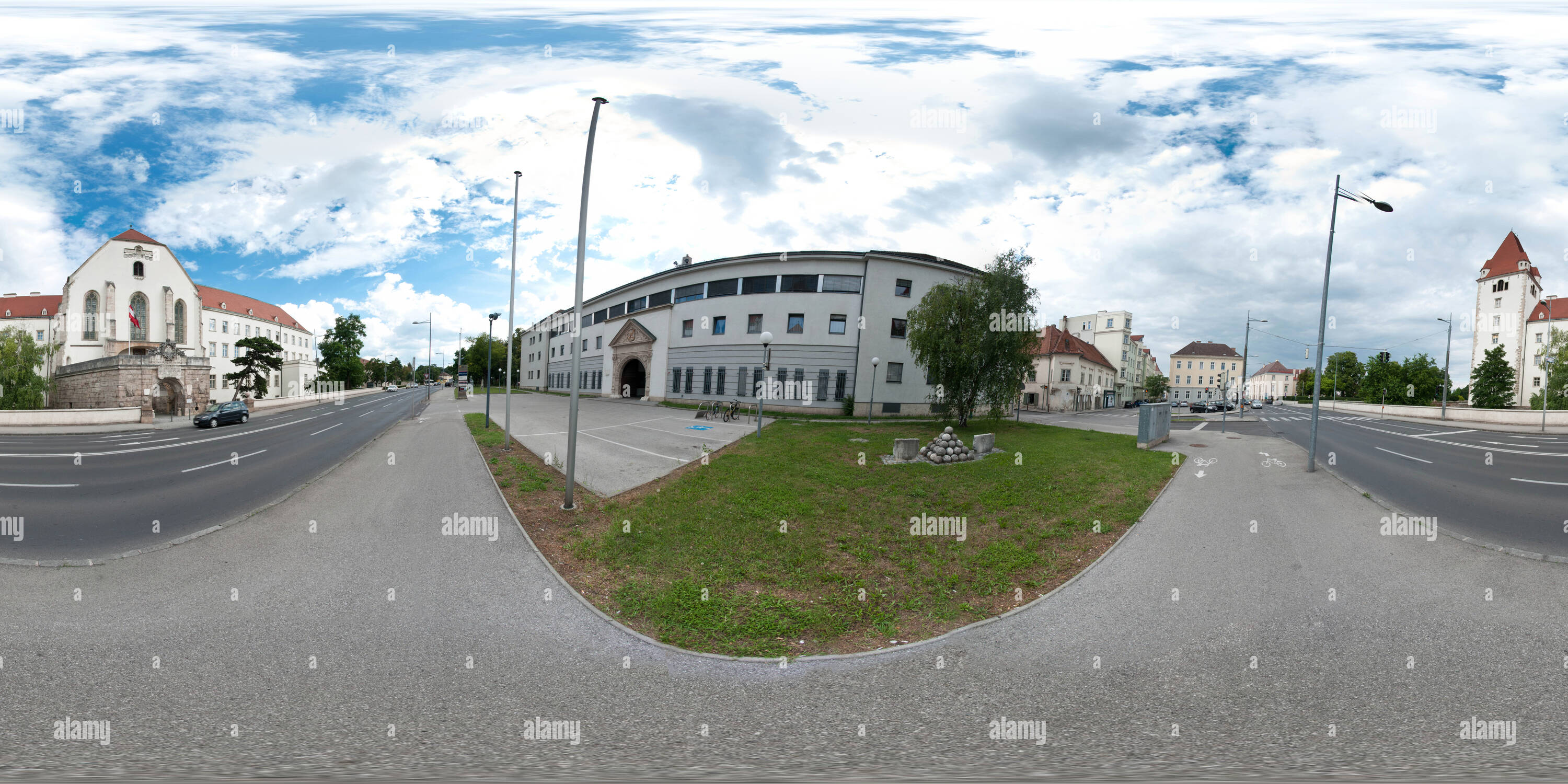 360 degree panoramic view of wr.neustadt Militärakademie