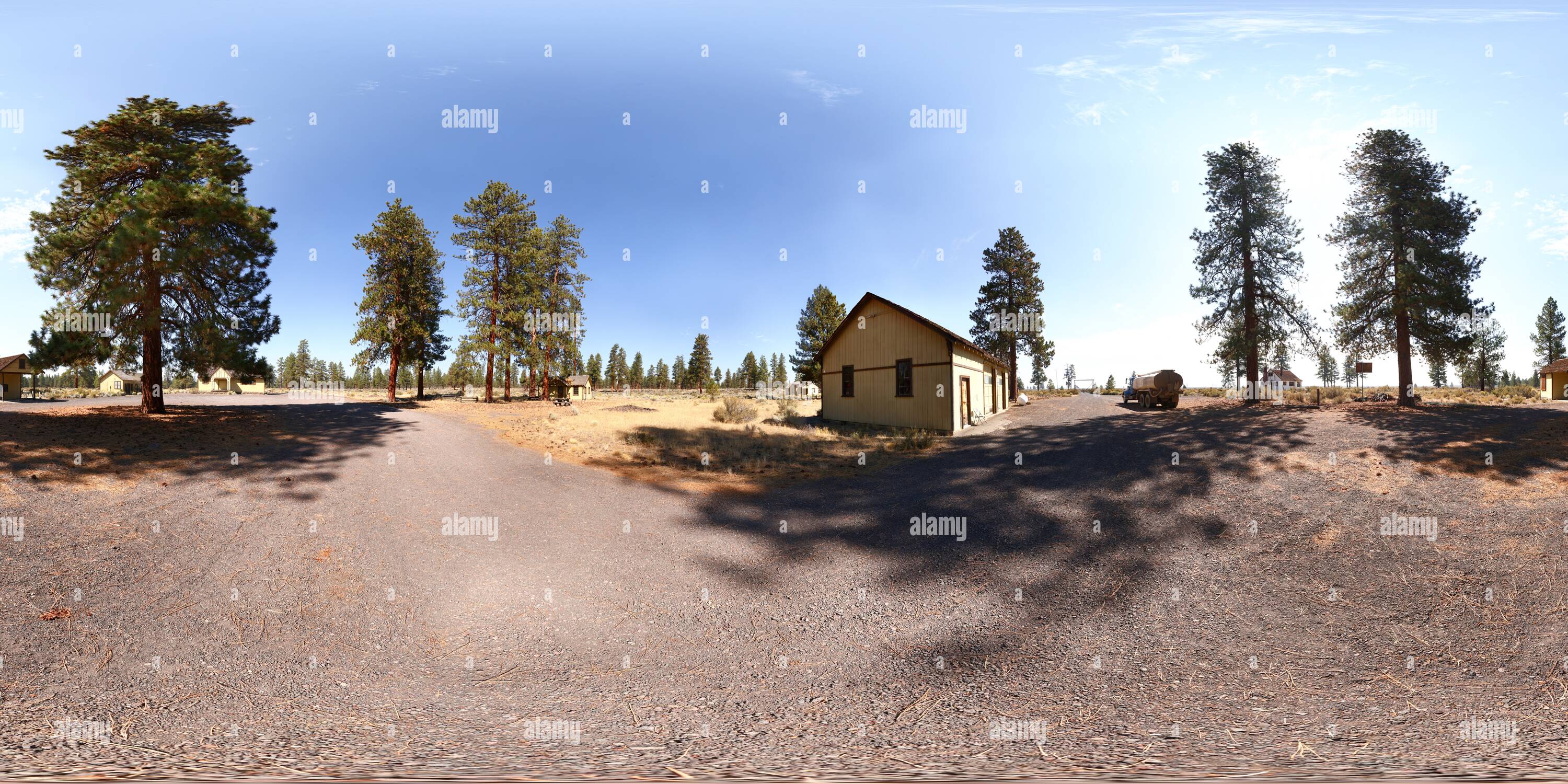 360 degree panoramic view of Cabin Lake Guard Station