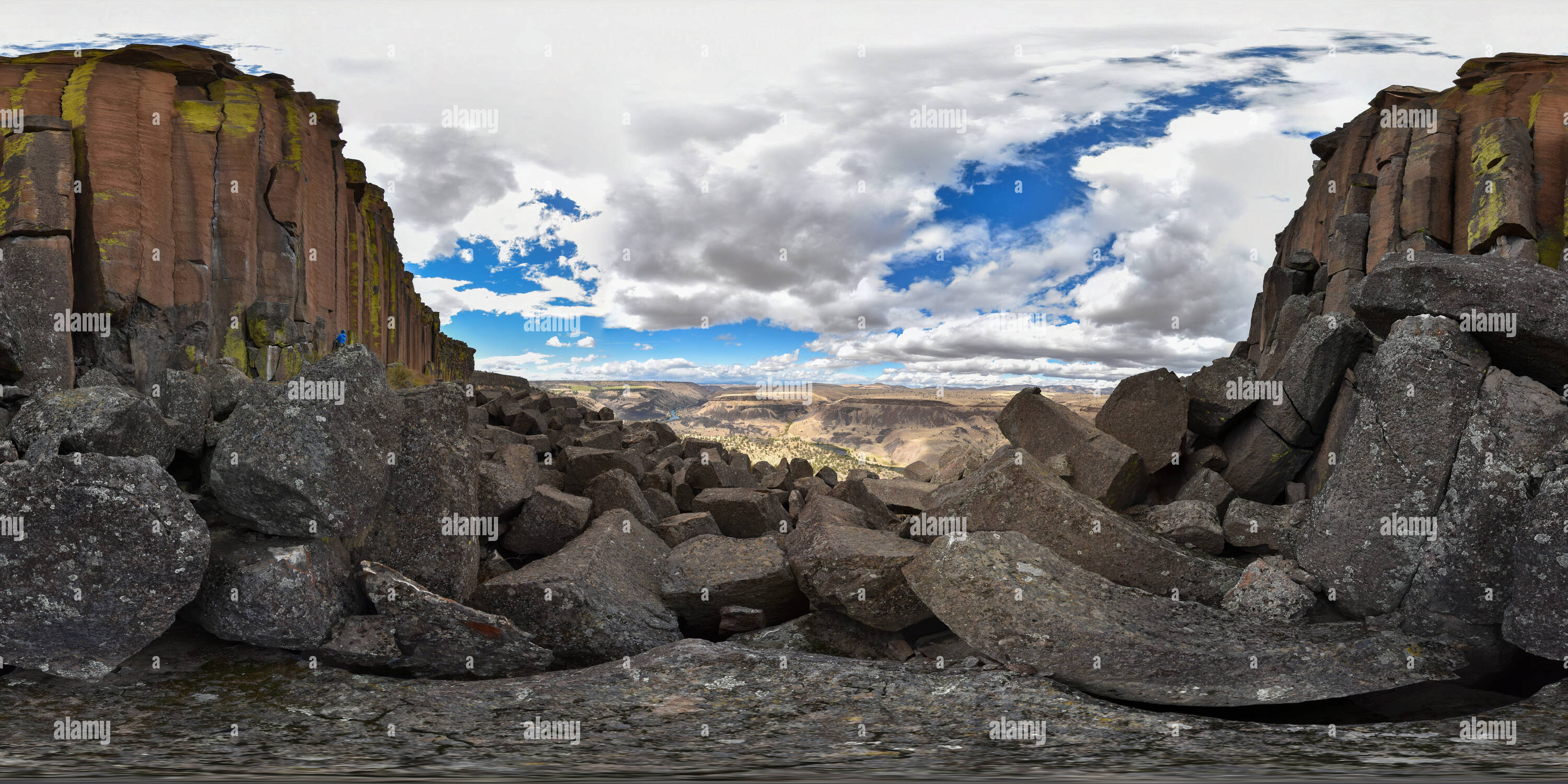Trout creek basalt oregon crack craig hires stock photography and