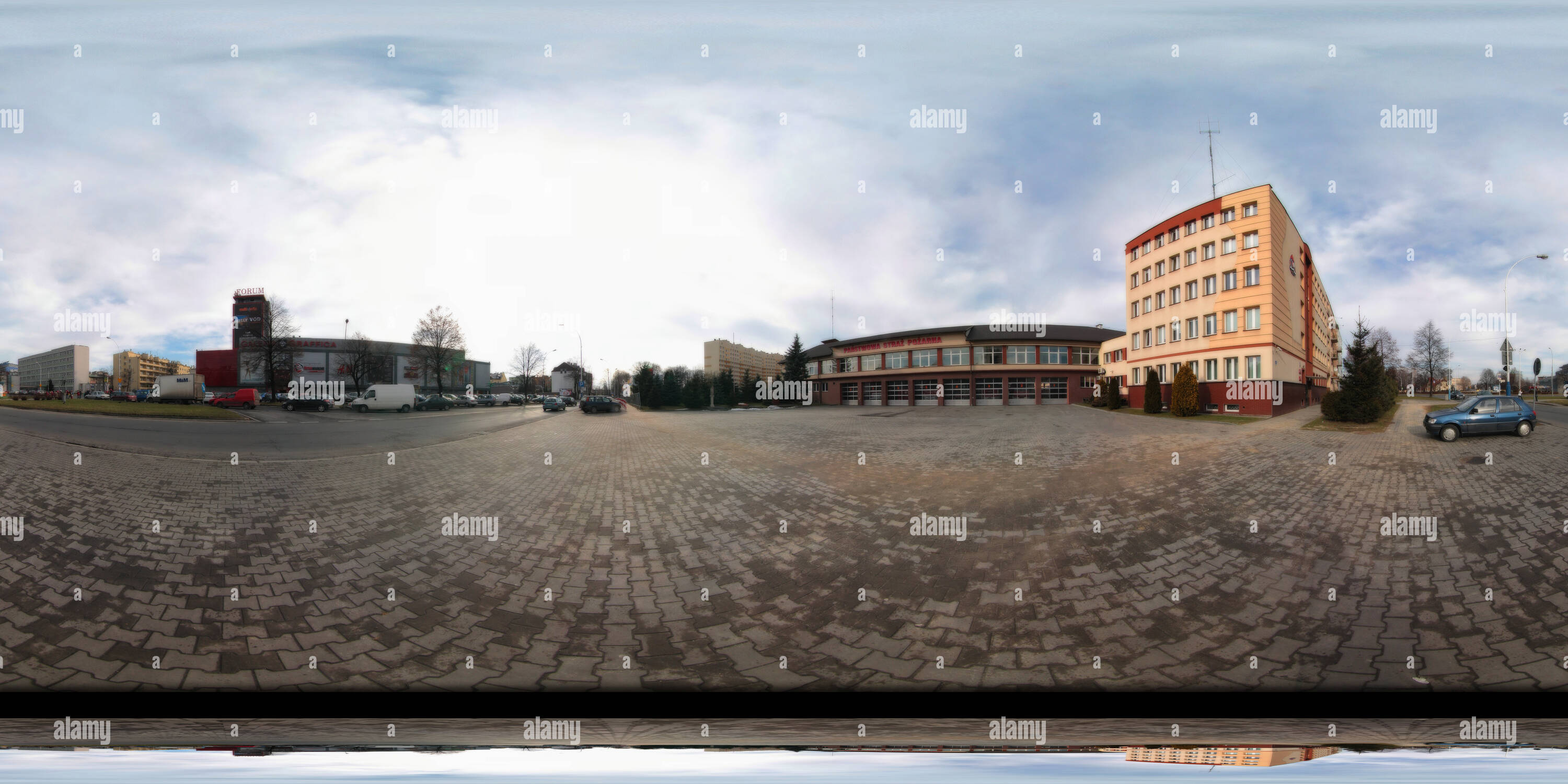 360° view of The seat of the fire guard Rzeszow Alamy