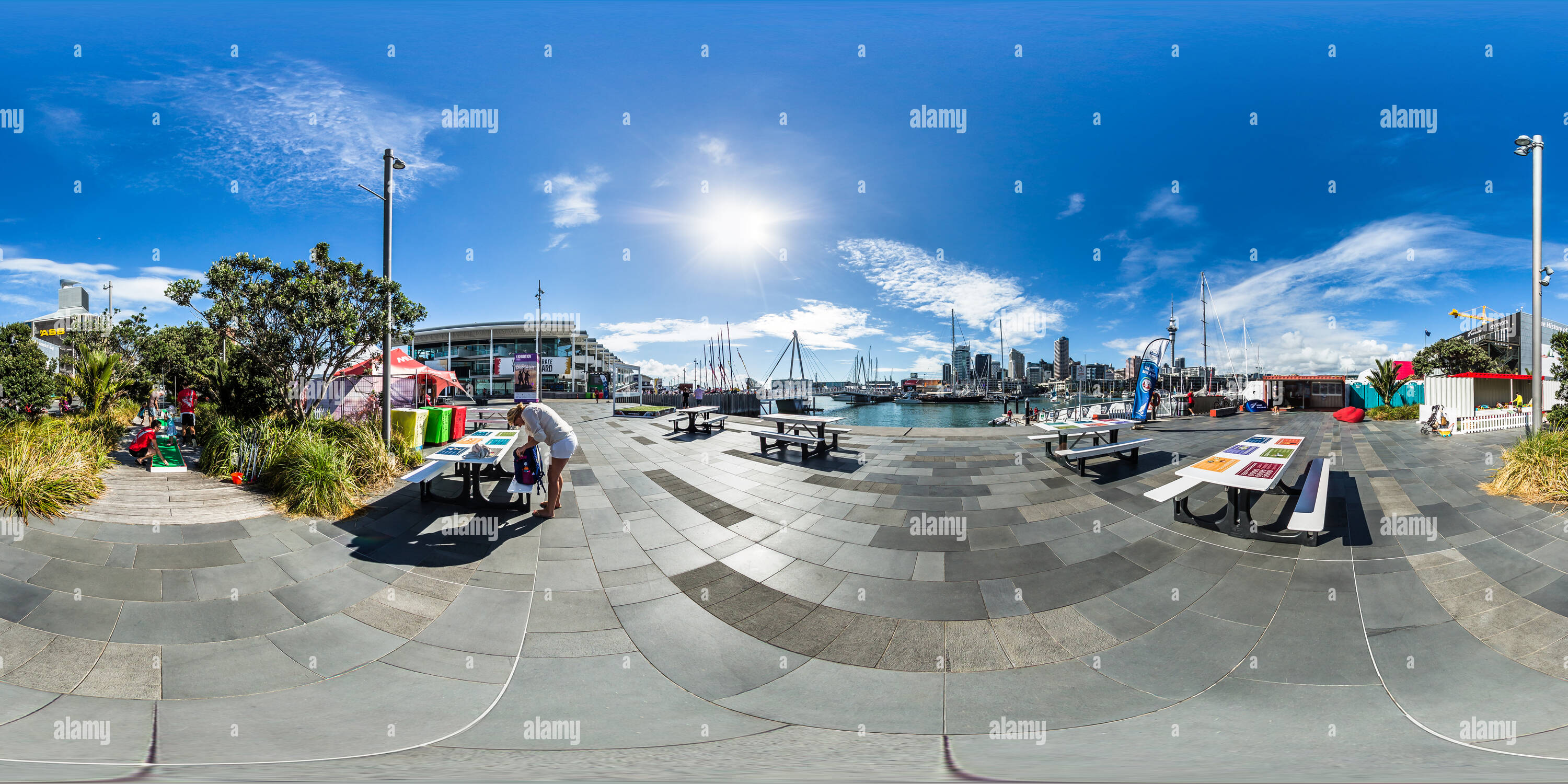 360° view of Kids Zone Mini Golf Race Village Volvo Ocean Race 2015
