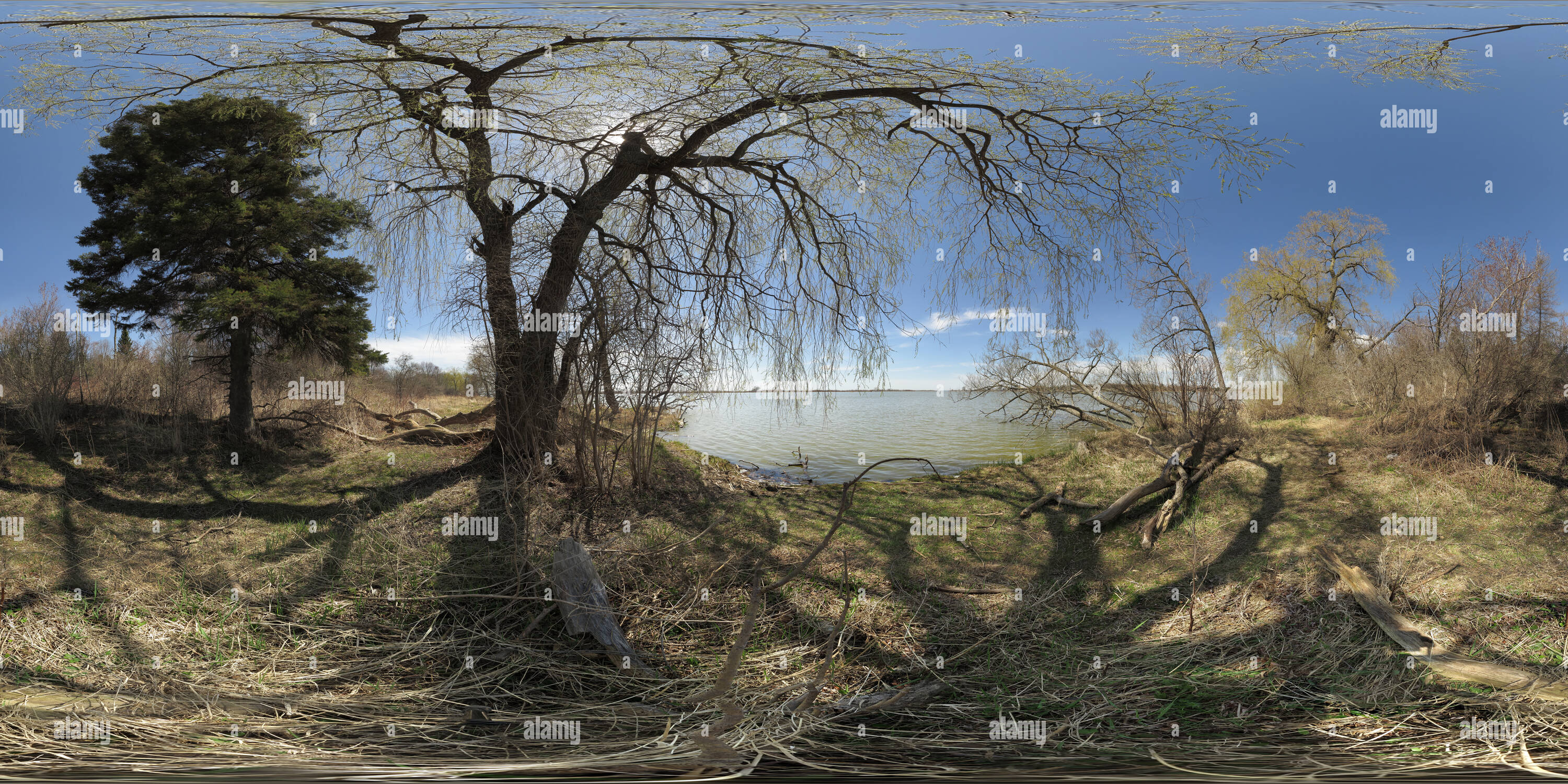 360° view of Spring at Darlington Provincial Park Alamy