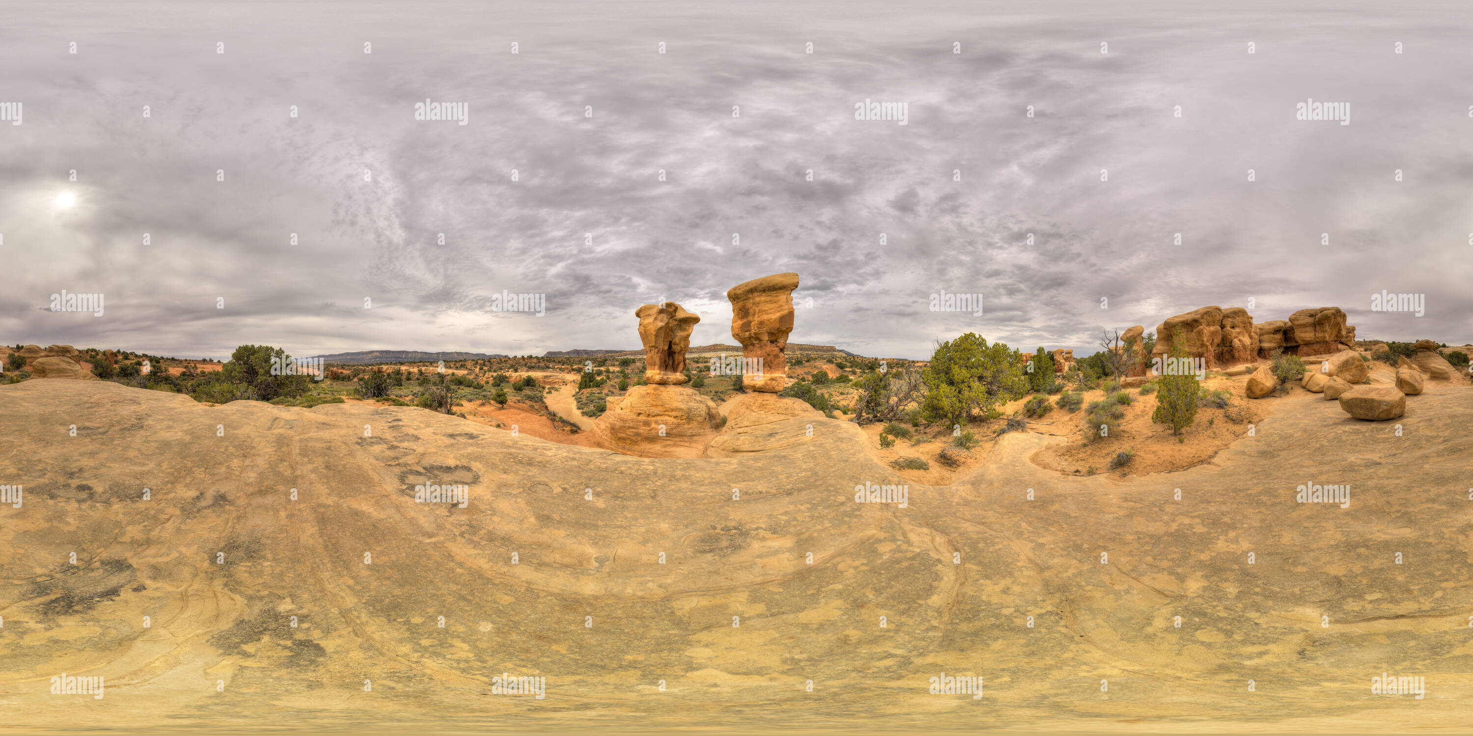 360° view of Four Wise Men, Devil’s Garden, Grand StaircaseEscalante