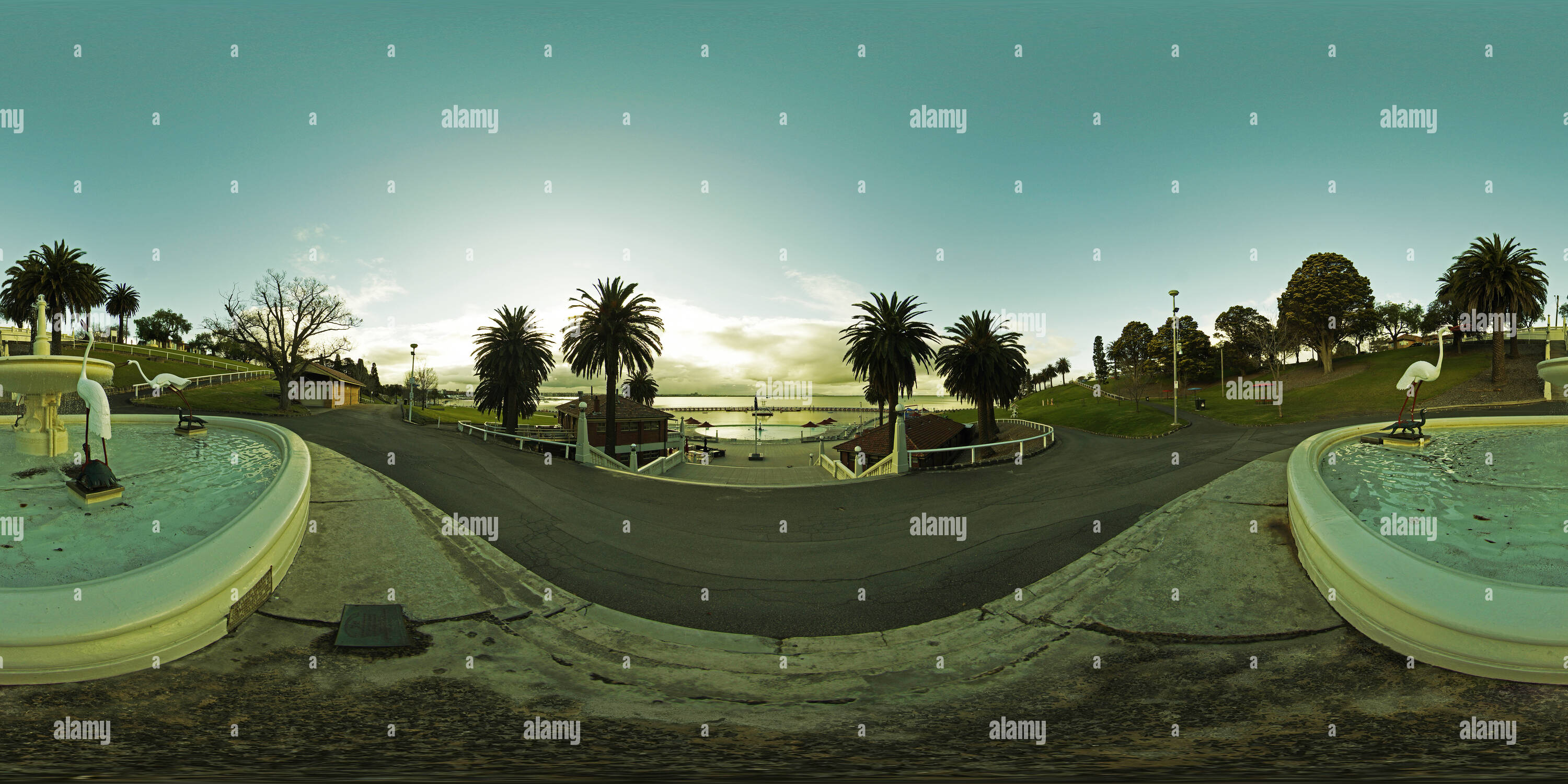 360° view of Eastern Beach Geelong Alamy