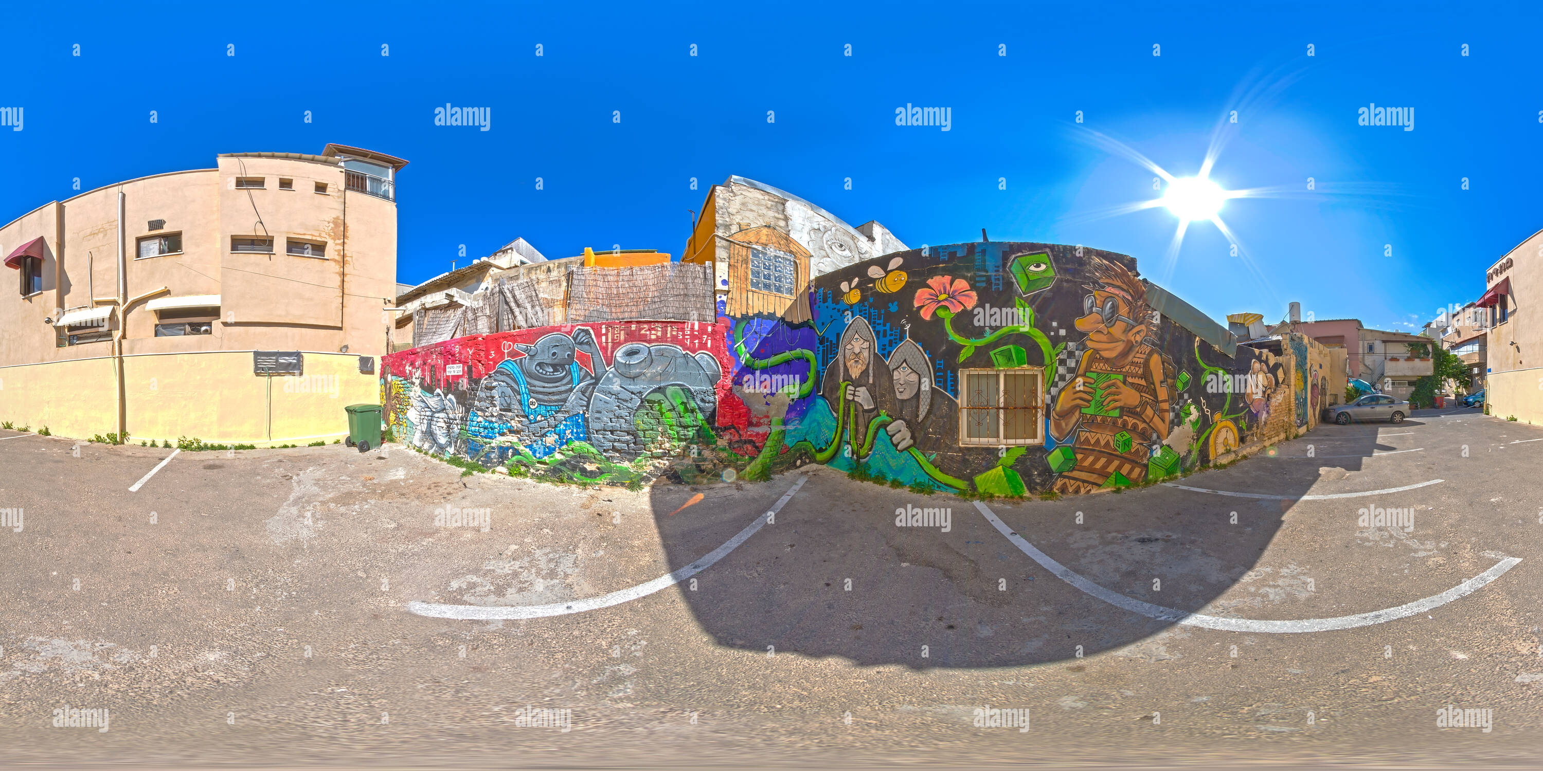 360° view of Graffiti in Tel Aviv - Alamy