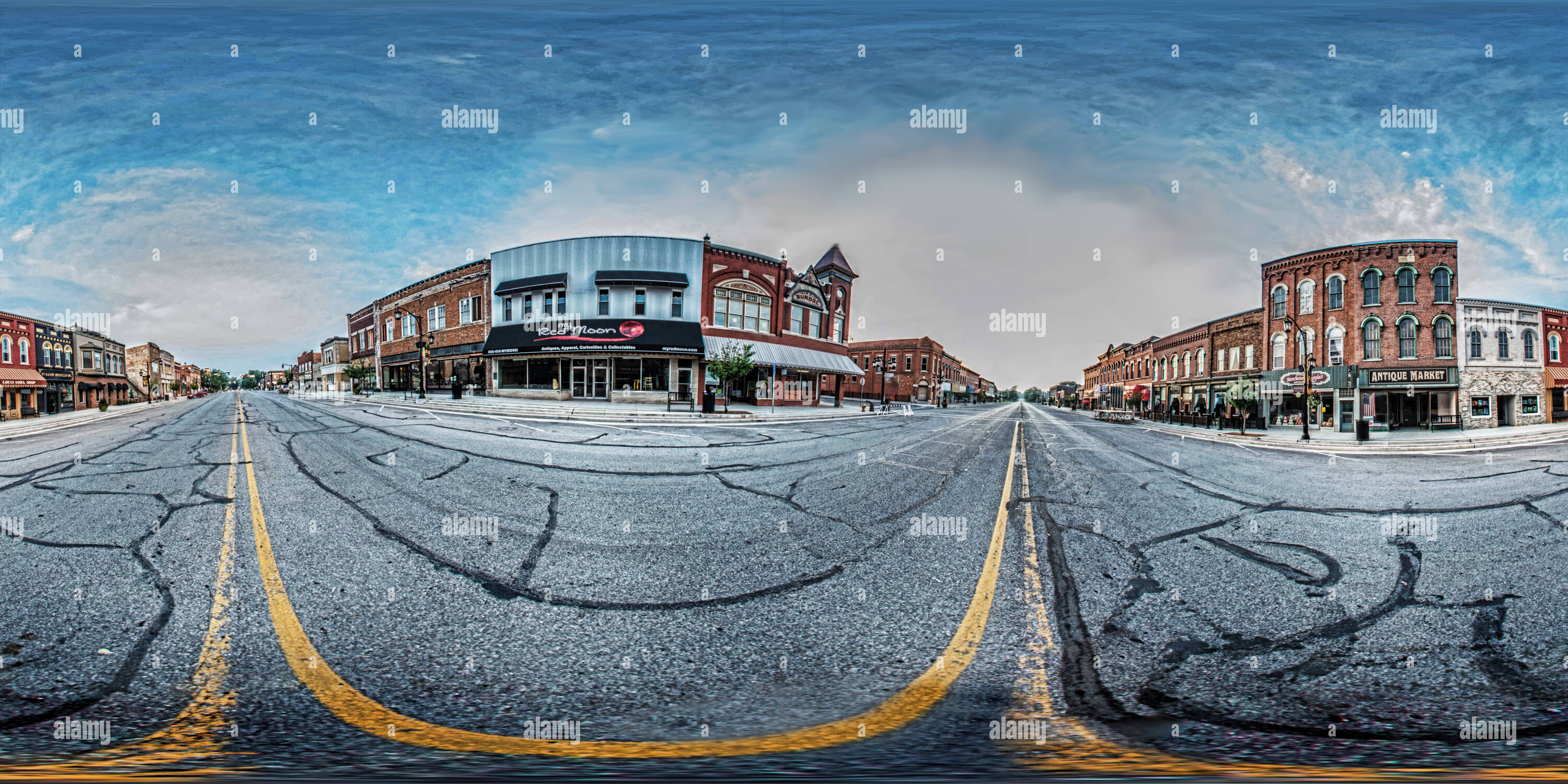 360° view of North Manchester, Indiana Alamy