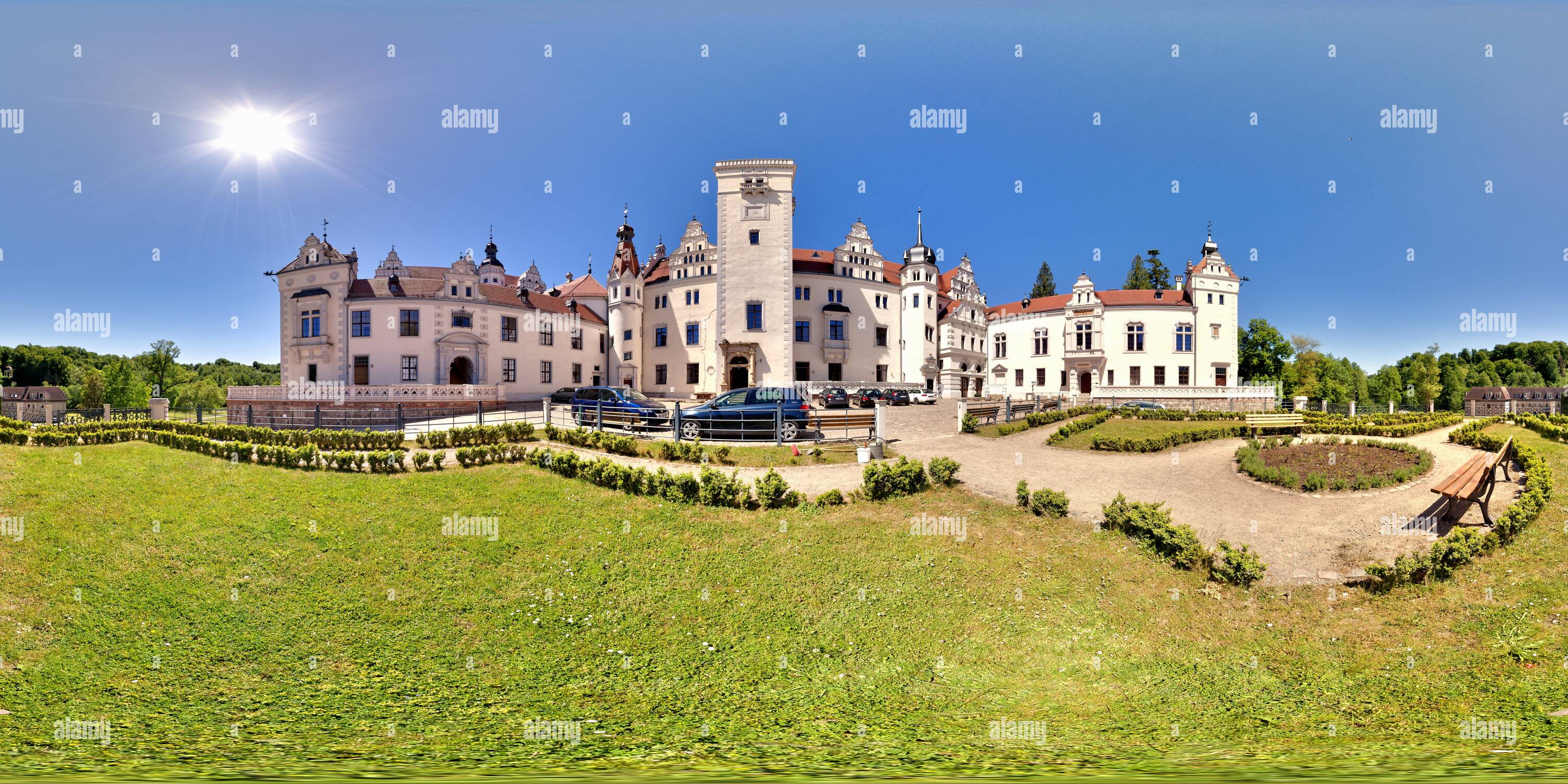 360 degree panoramic view of Schloss Boitzenburg 2