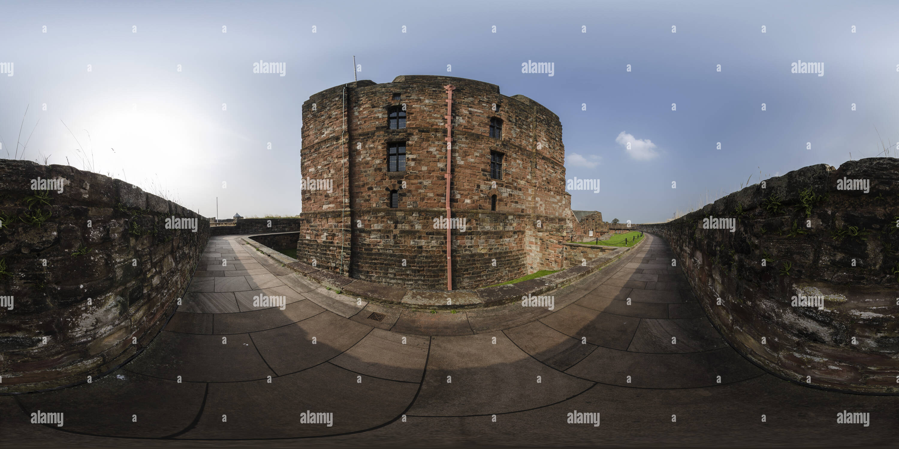 360 degree panoramic view of The Keep, Carlisle Castle